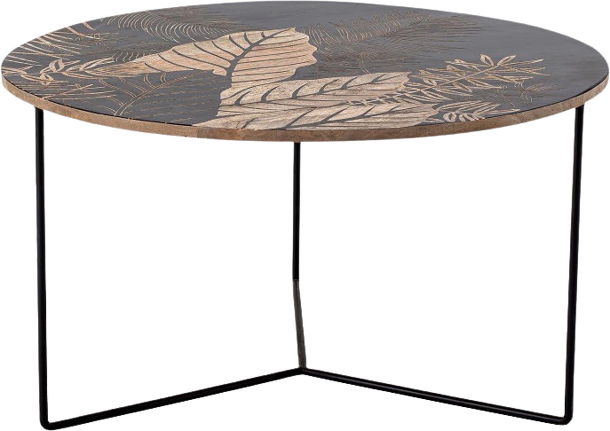 LAC coffee table, black, mango