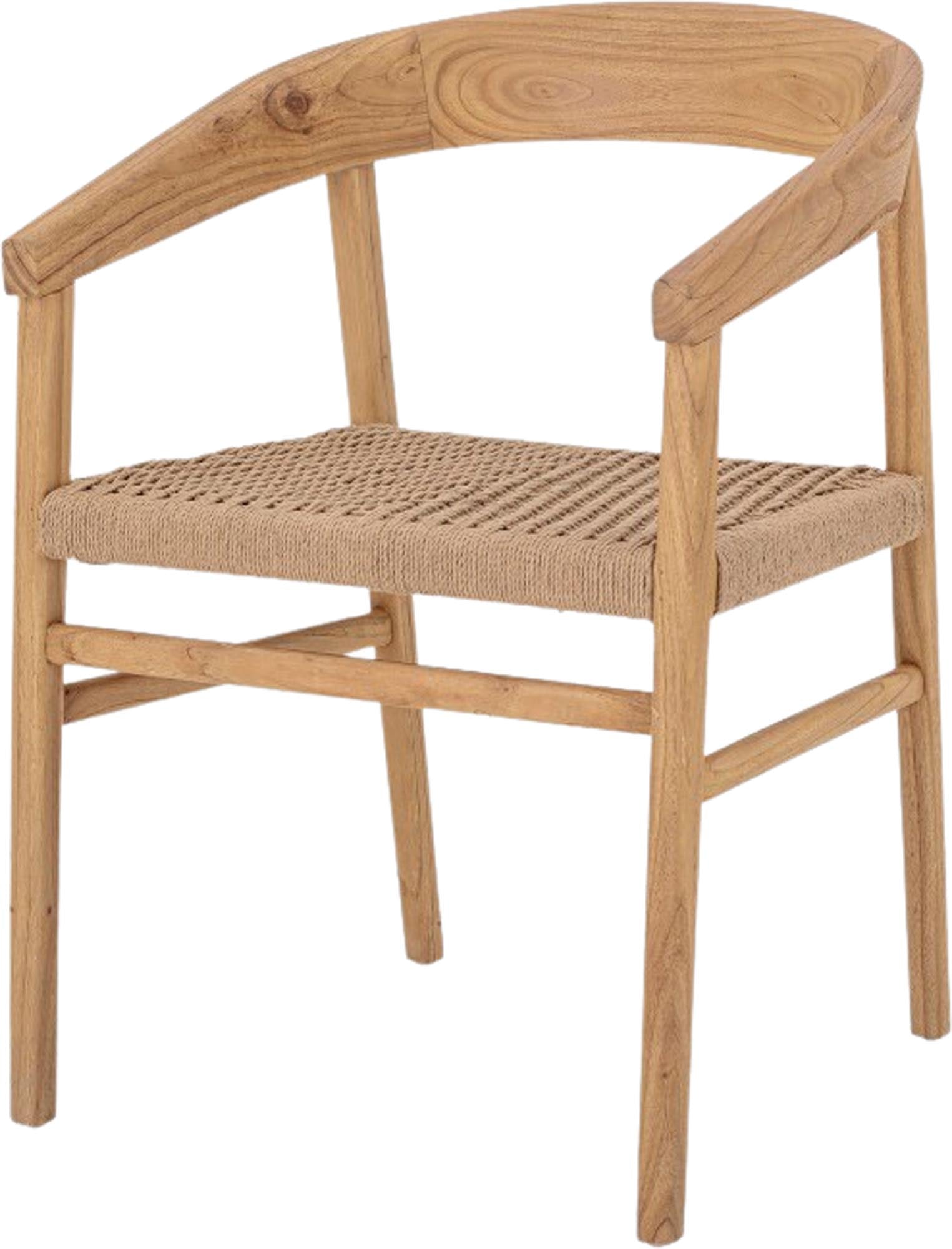 Eleganter Esszimmerstuhl aus Eichenholz, natürliches Finish, ideal für moderne und gemütliche Esszimmer.