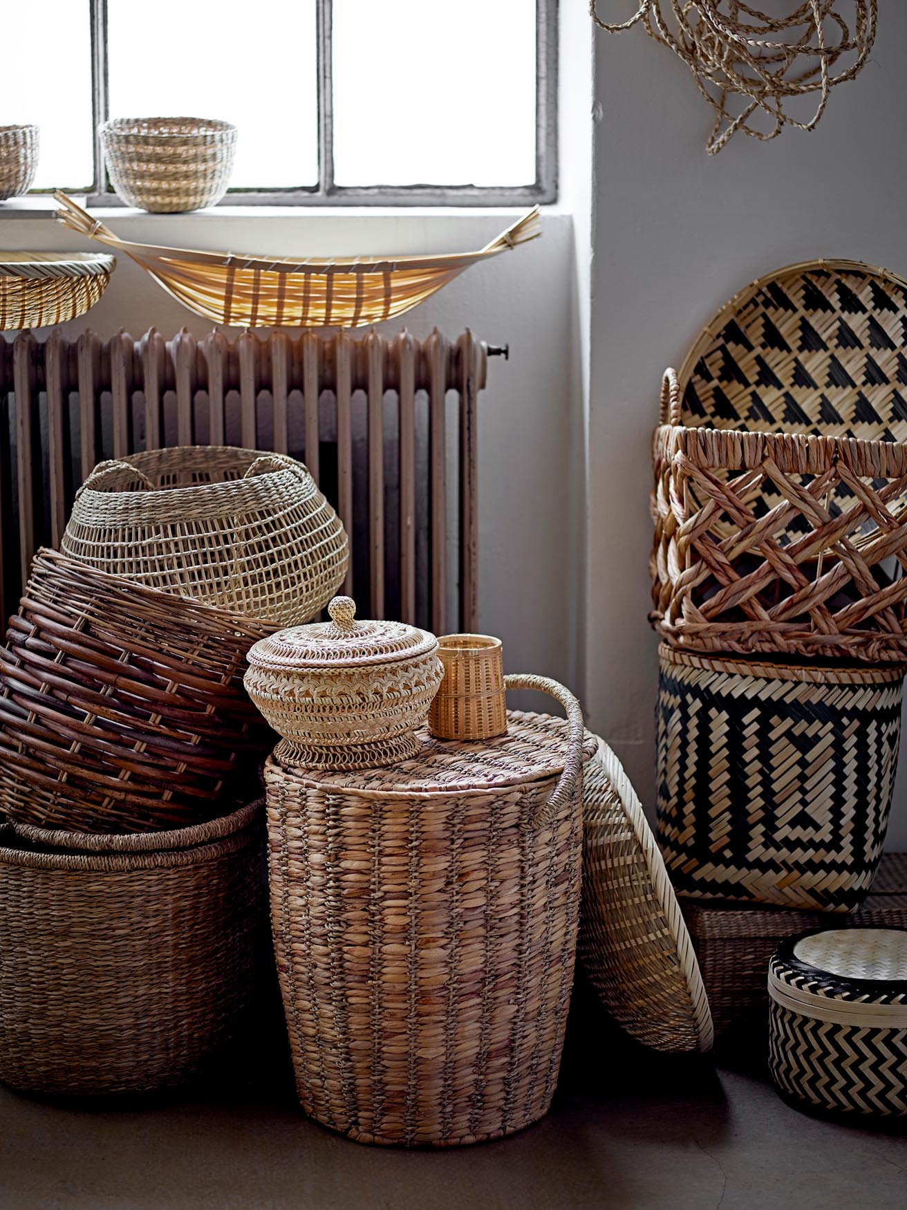Sadia Basket, Nature, Water Hyacinth