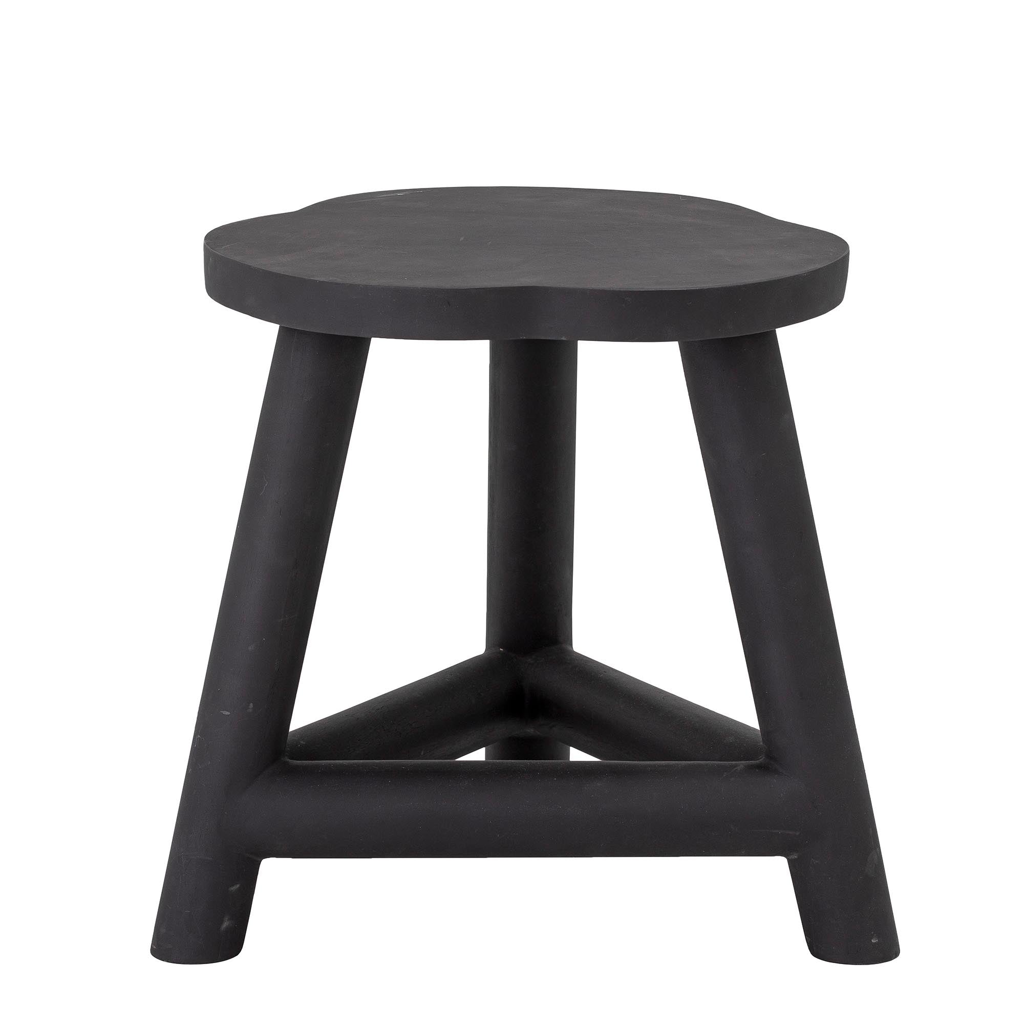Malie stool, <tc>Schwarz</tc>, Mango