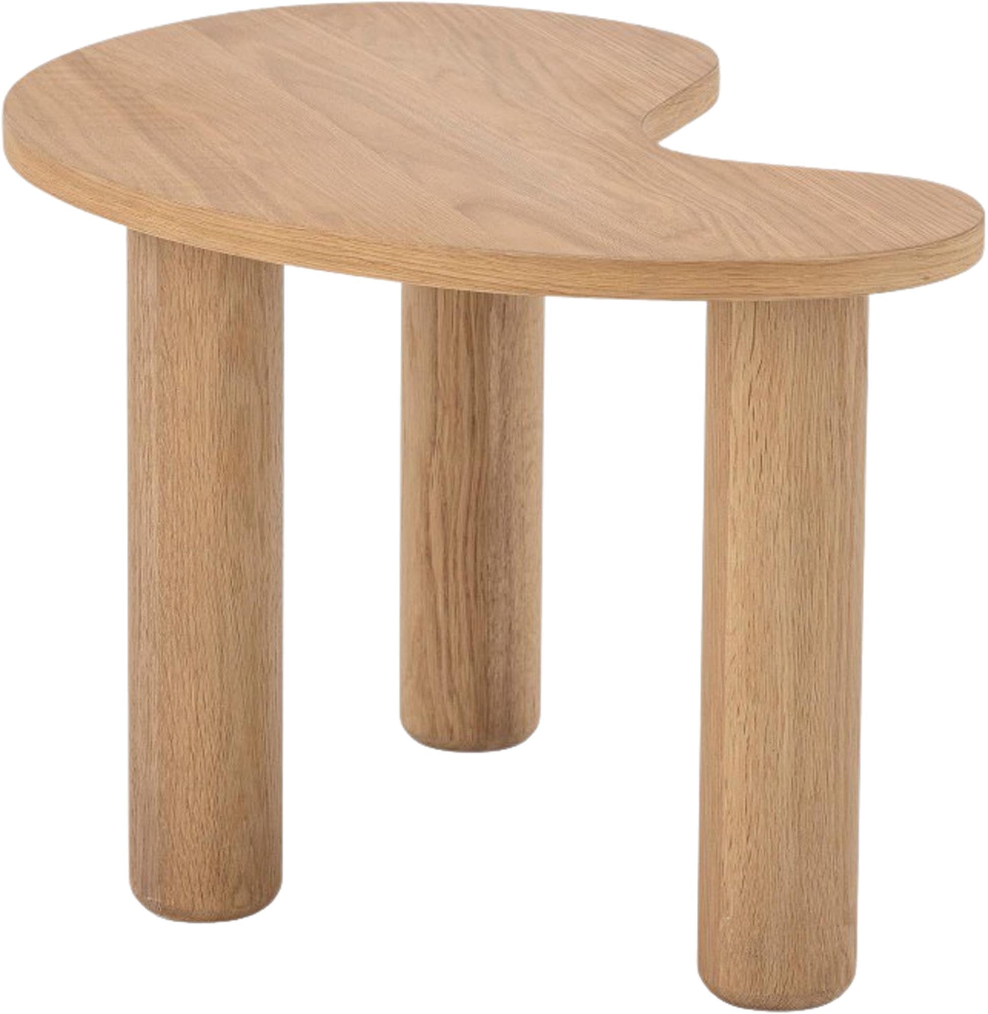 Tavolino Luppa, natura, legno dell'albero di gomma