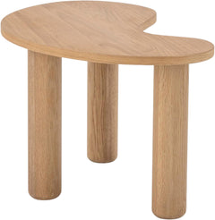 Table basse Luppa, nature, bois de caoutchouc