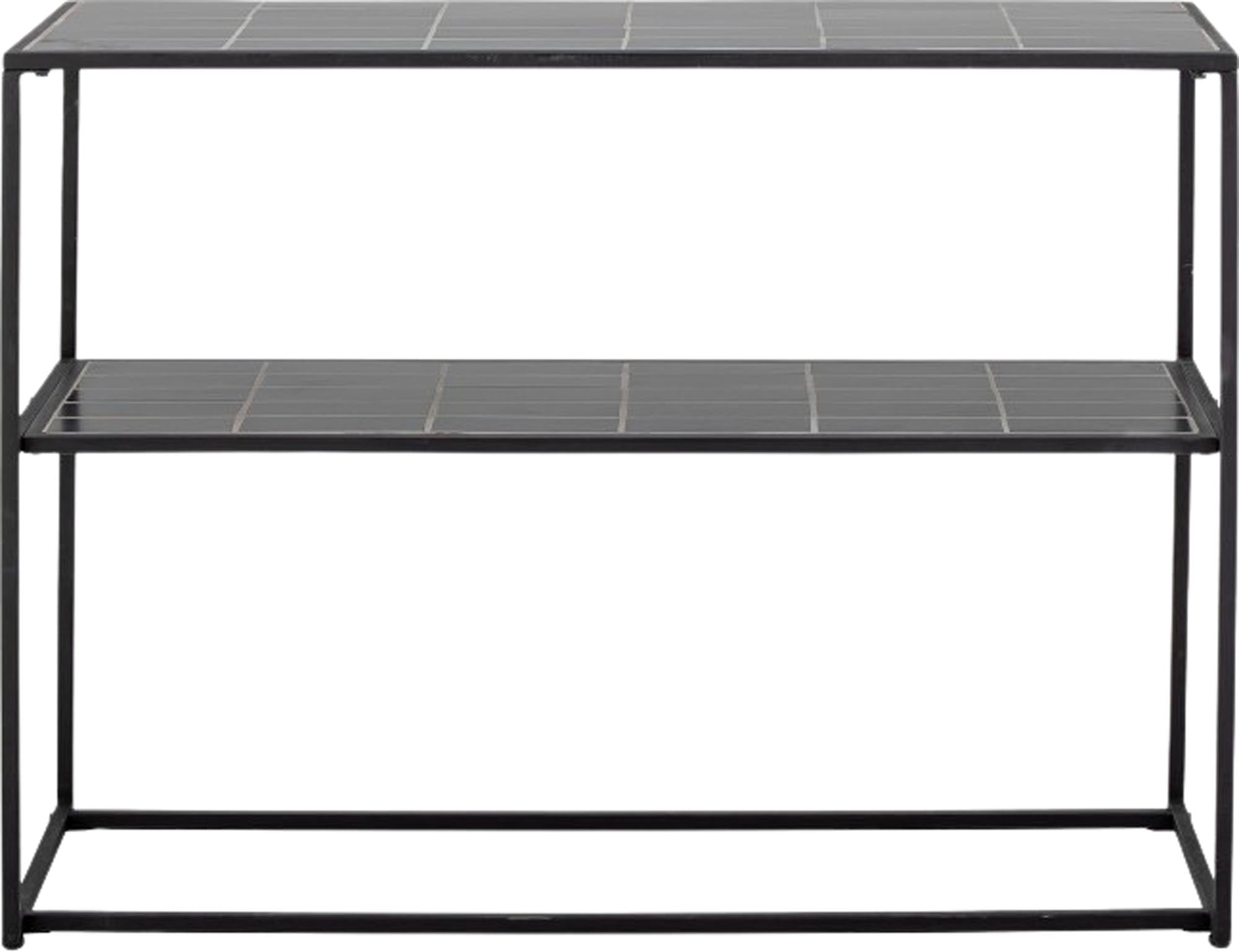 June console table, Schwarz, Stone