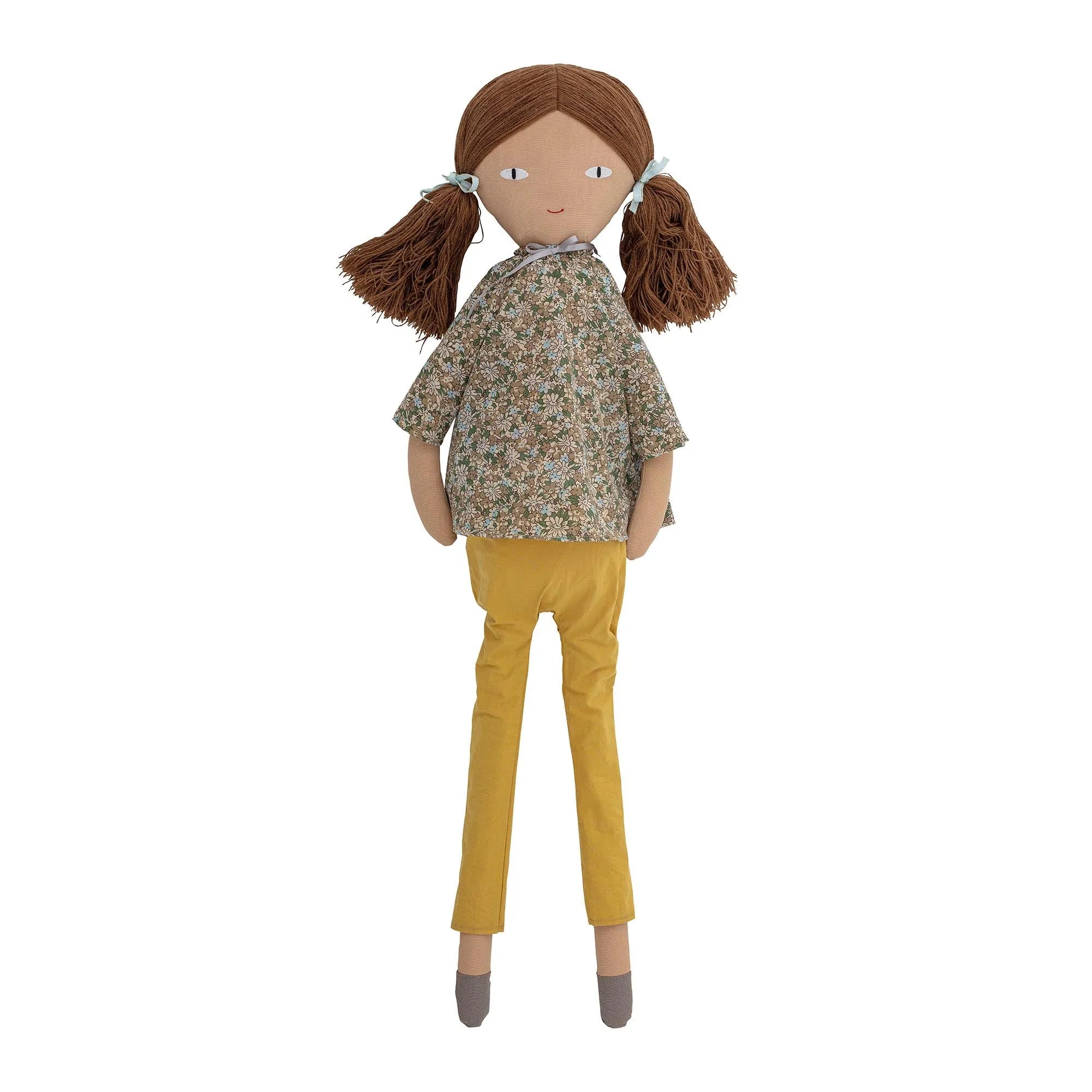Lilo Doll Gelb: Charmante Baumwollpuppe von Bloomingville Mini.