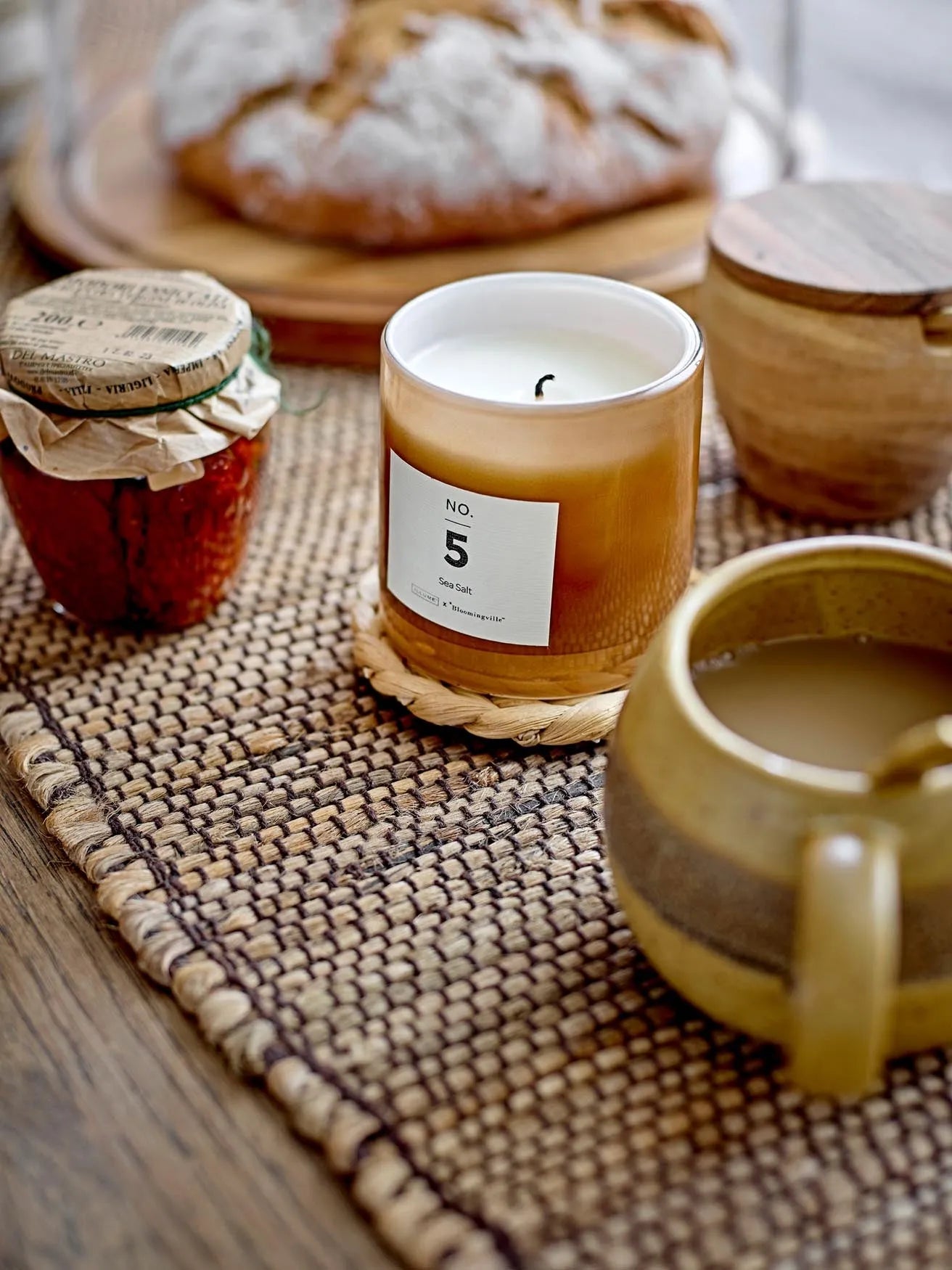 Solange Becher aus Steingut, naturbelassen, von Bloomingville.