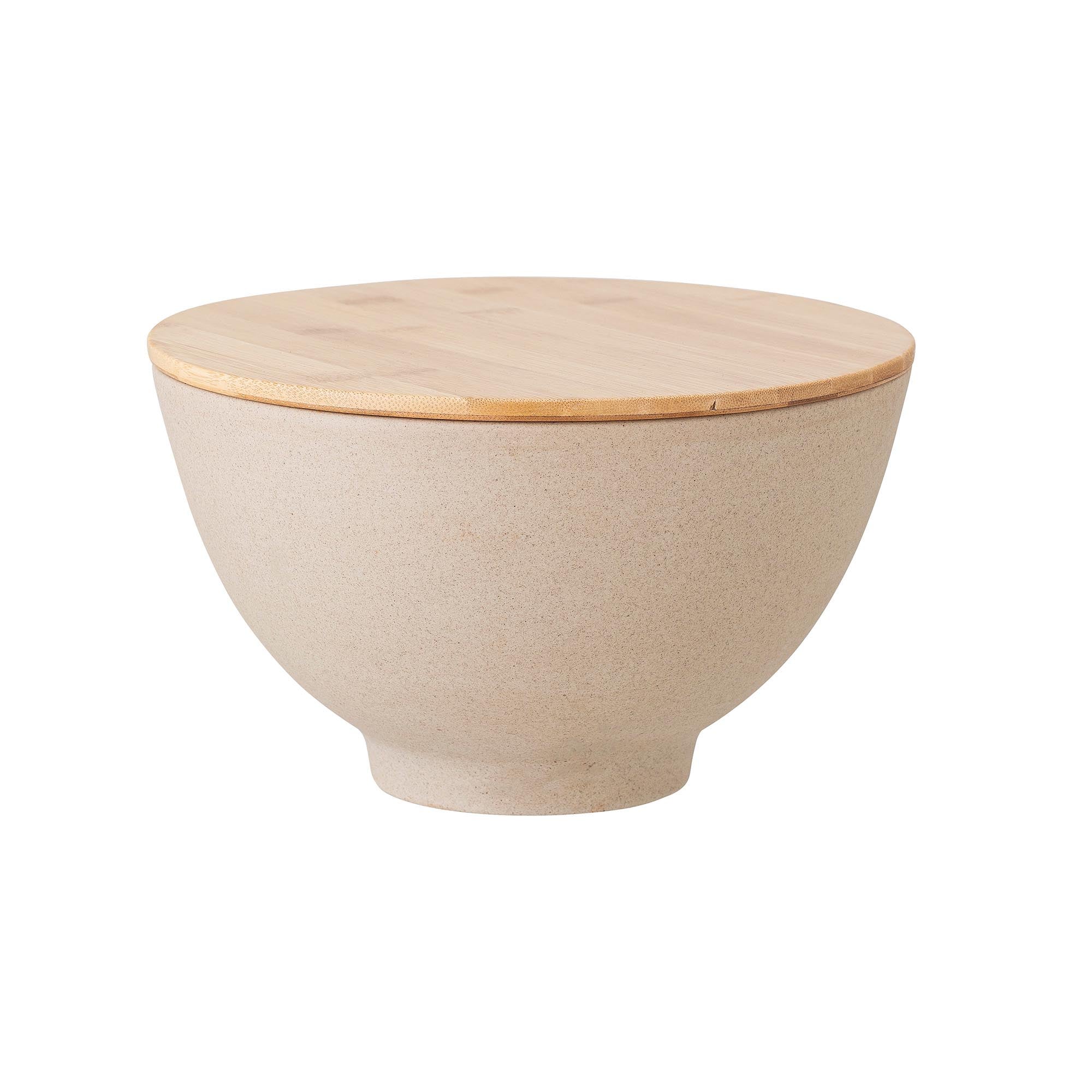 Bowl Lee avec cuillère, nature, grès