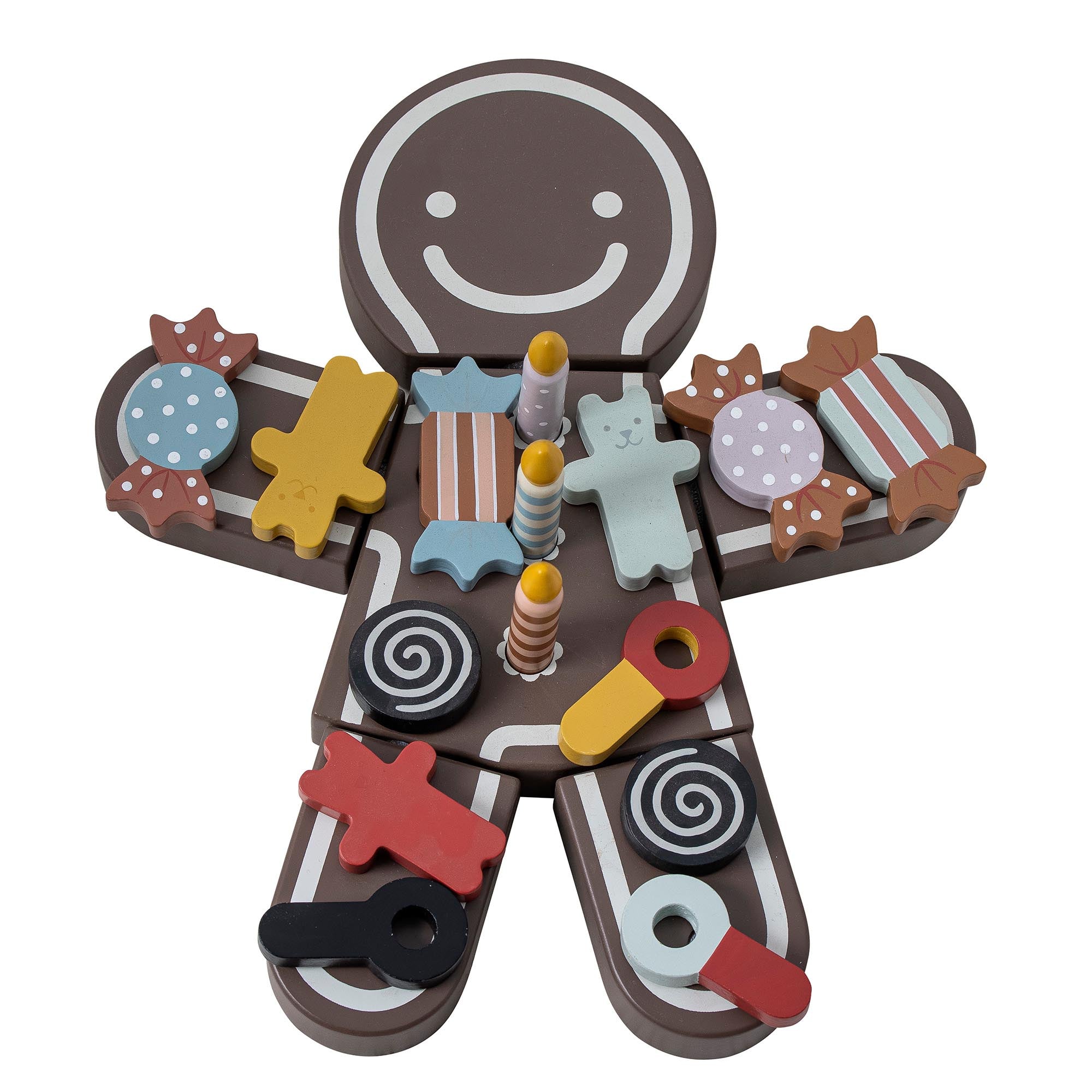 Tala Spielset, Lebensmittel, Braun, MDF in Brown präsentiert im Onlineshop von KAQTU Design AG. Spiele Kids ist von Bloomingville Mini