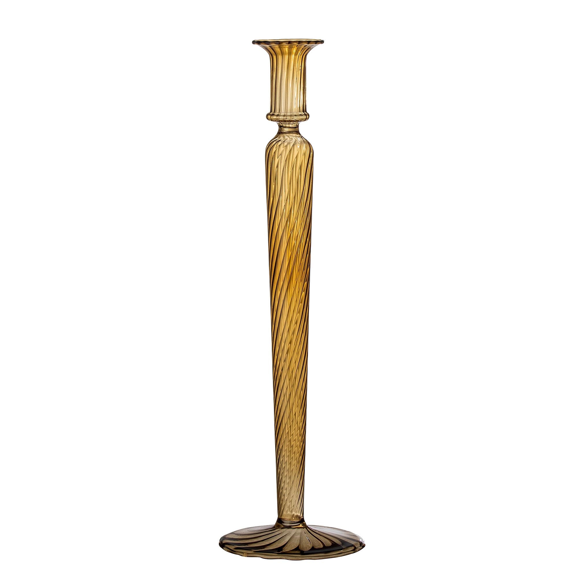 Dara Kerzenständer, Braun, Glas in Brown präsentiert im Onlineshop von KAQTU Design AG. Kerzenständer ist von Bloomingville