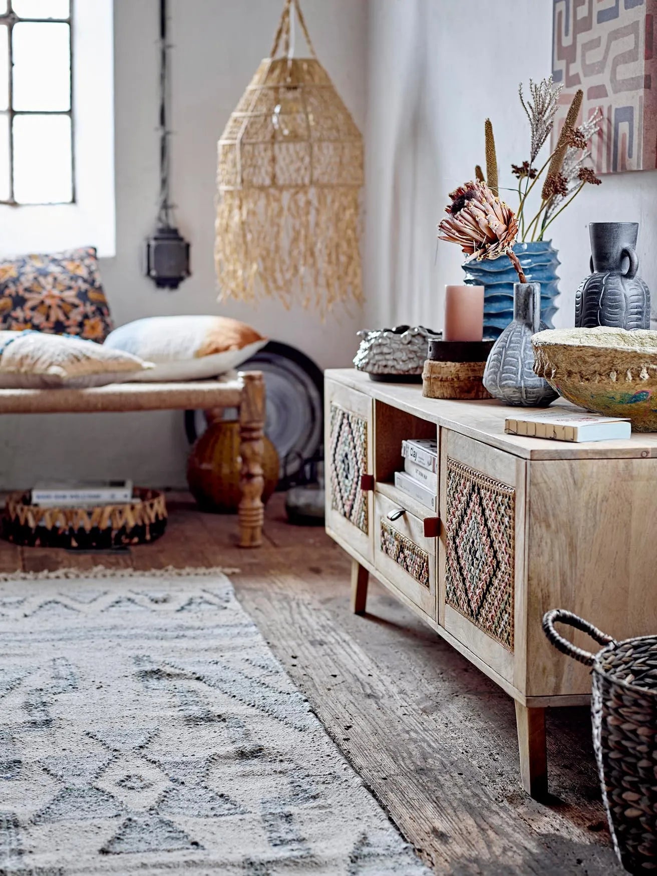 Stilvolle Rane Keramikvase in Grau von Creative Collection.