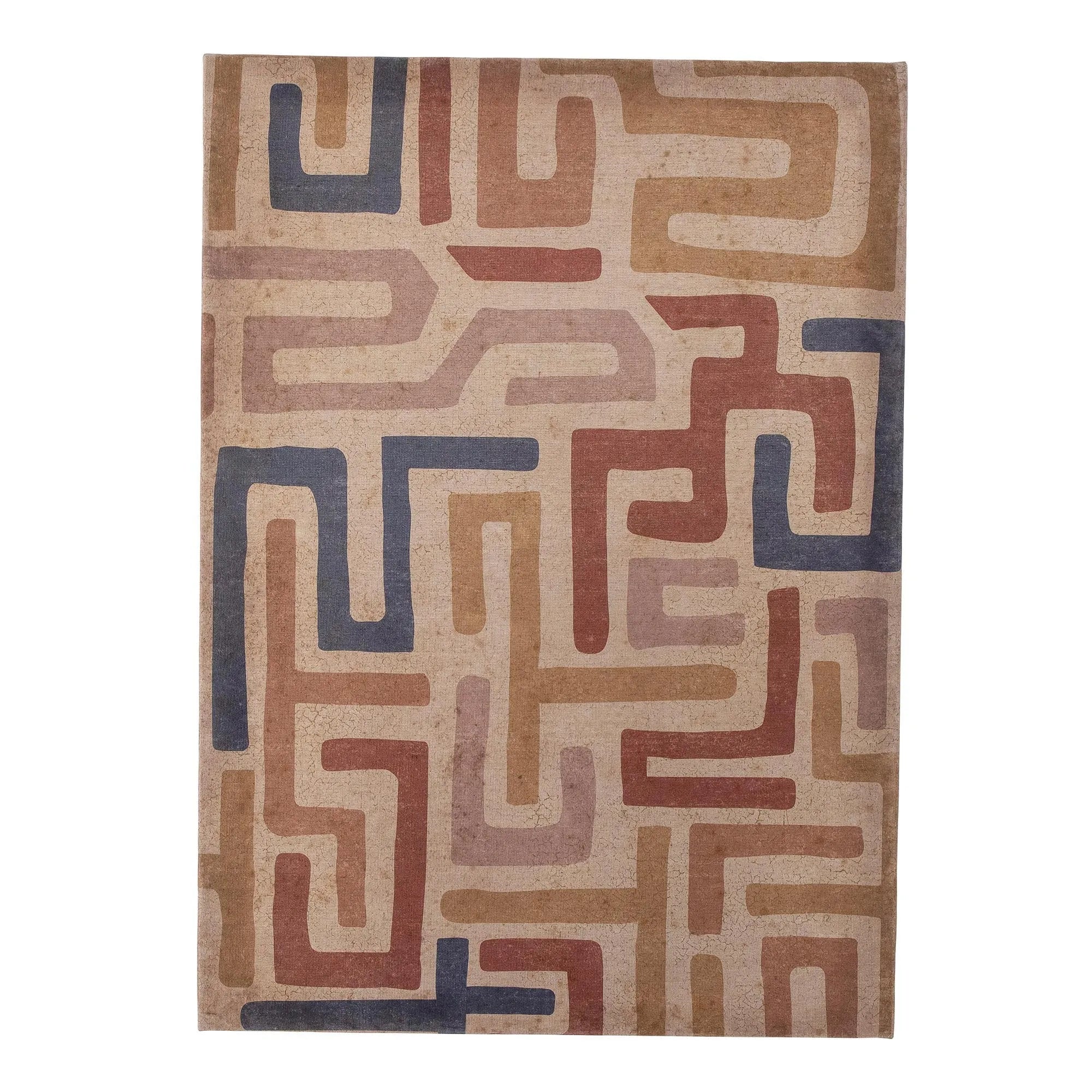 Elegante Thrane Wanddekoration aus Leinen und Tannenholz, inspiriert von der Natur, für eine beruhigende Wohnatmosphäre.