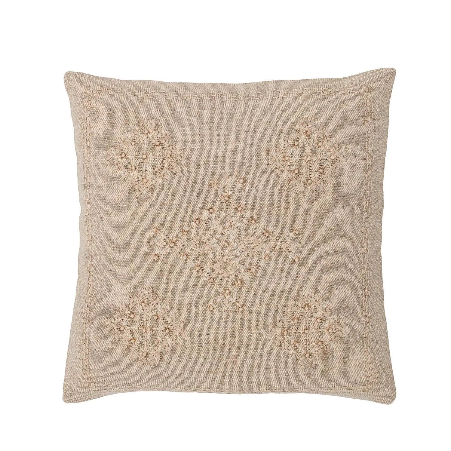 Leva Kissen aus Baumwolle, Naturton, von Bloomingville für Eleganz.
