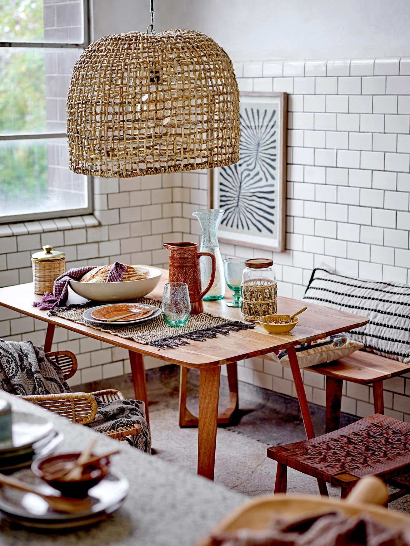 Im Platzdeckchen, Braun, Jute in Brown präsentiert im Onlineshop von KAQTU Design AG. Haustierbedarf ist von Bloomingville