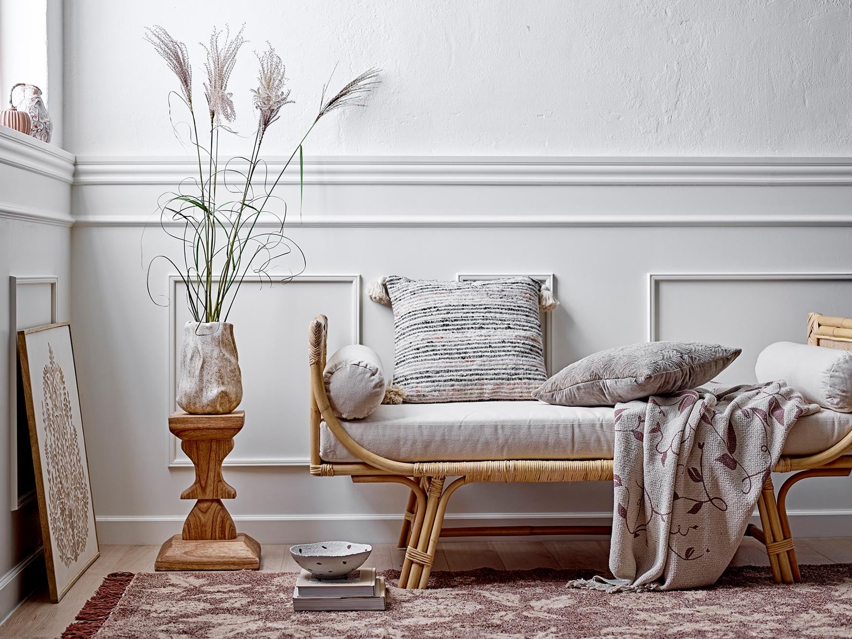 Malu carpet, Braun, Cotton
