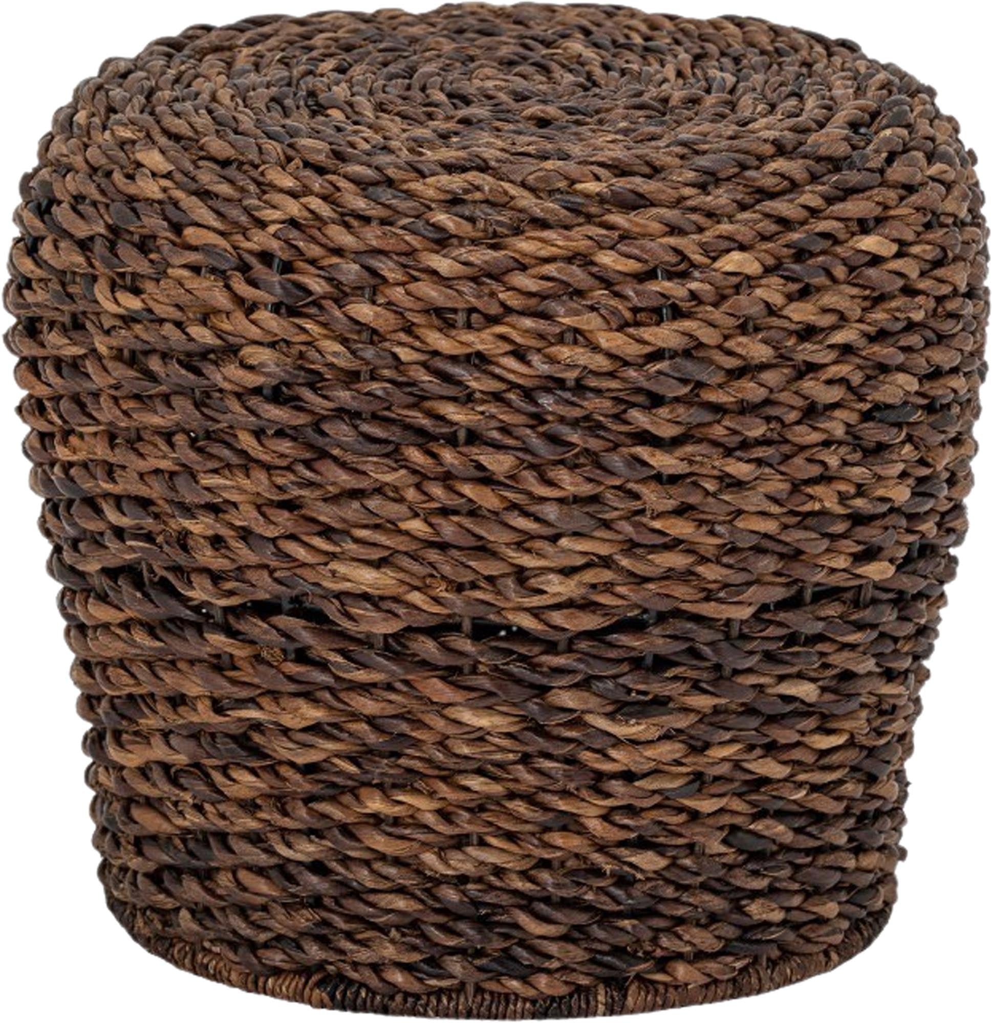 Cup stool, Braun, Abaca