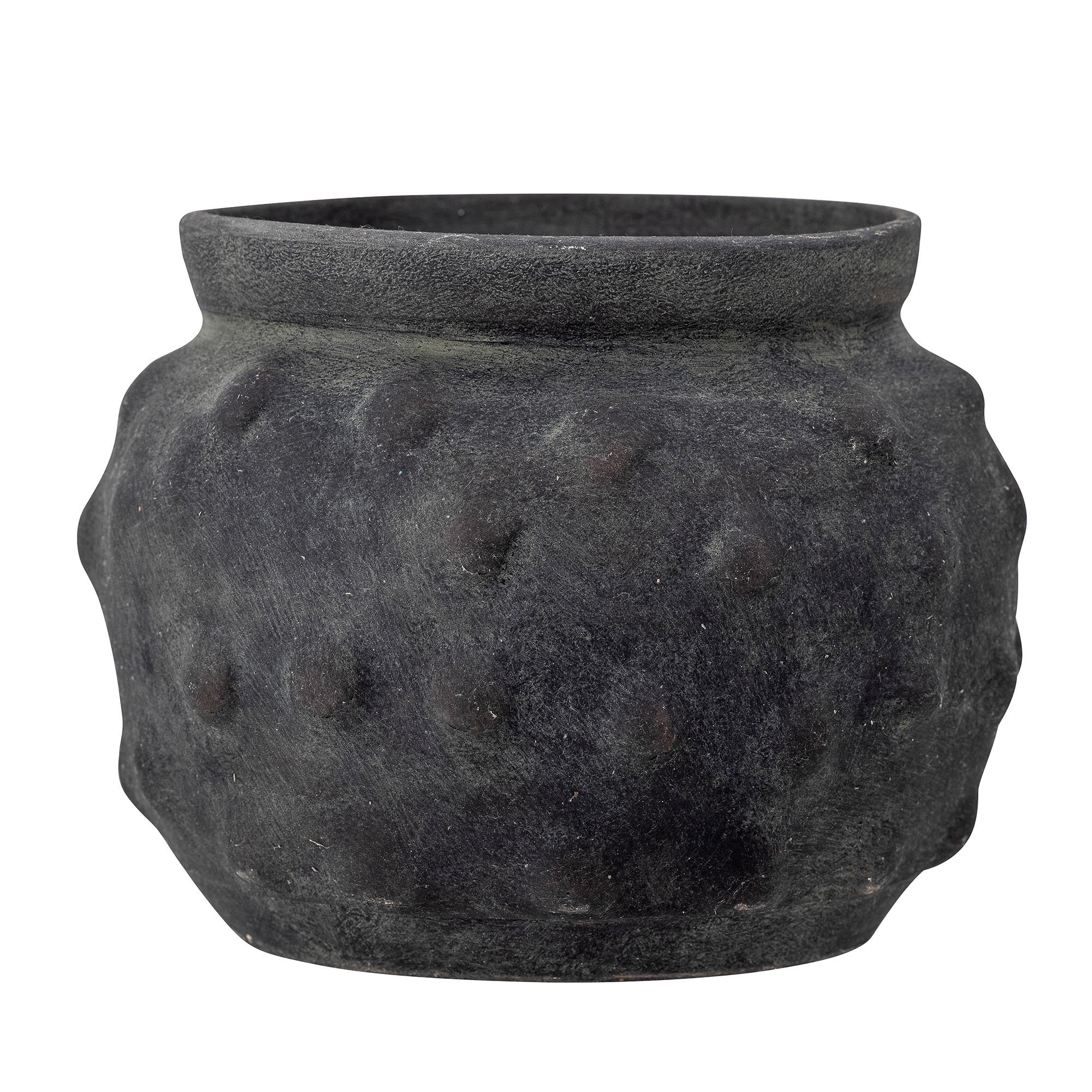 Moderner Lisen Blumentopf in Schwarz, Terrakotta von Bloomingville.