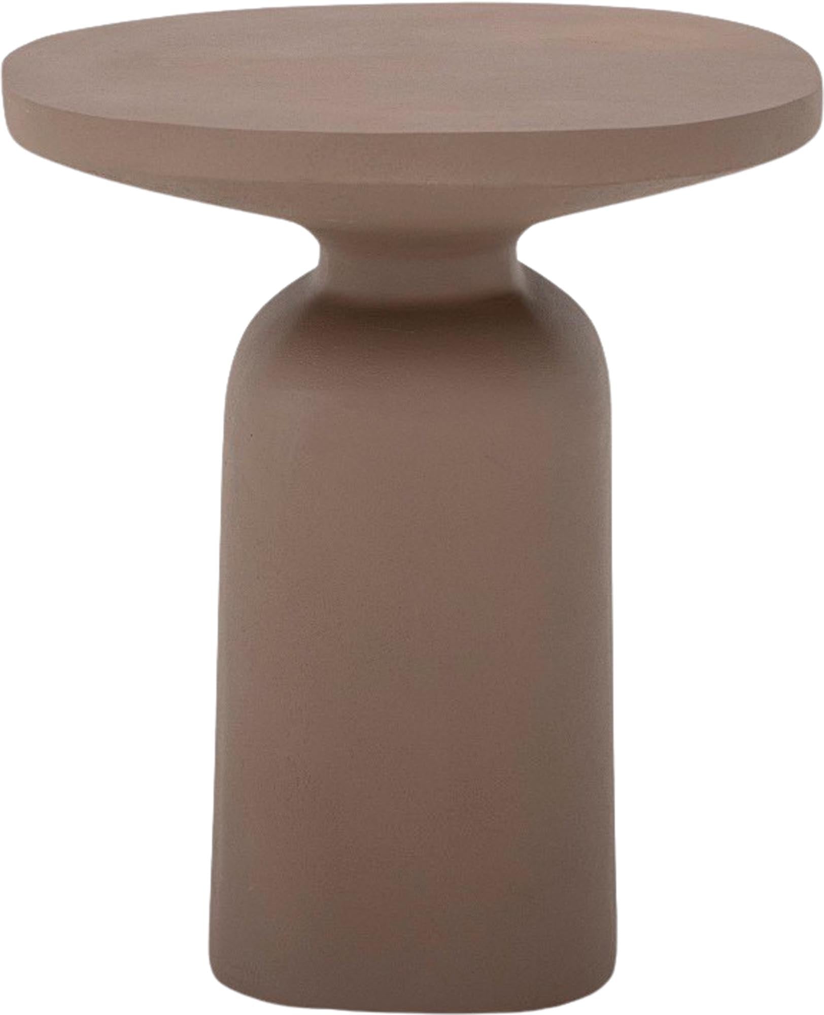 Tavolino Millan, Braun, alluminio