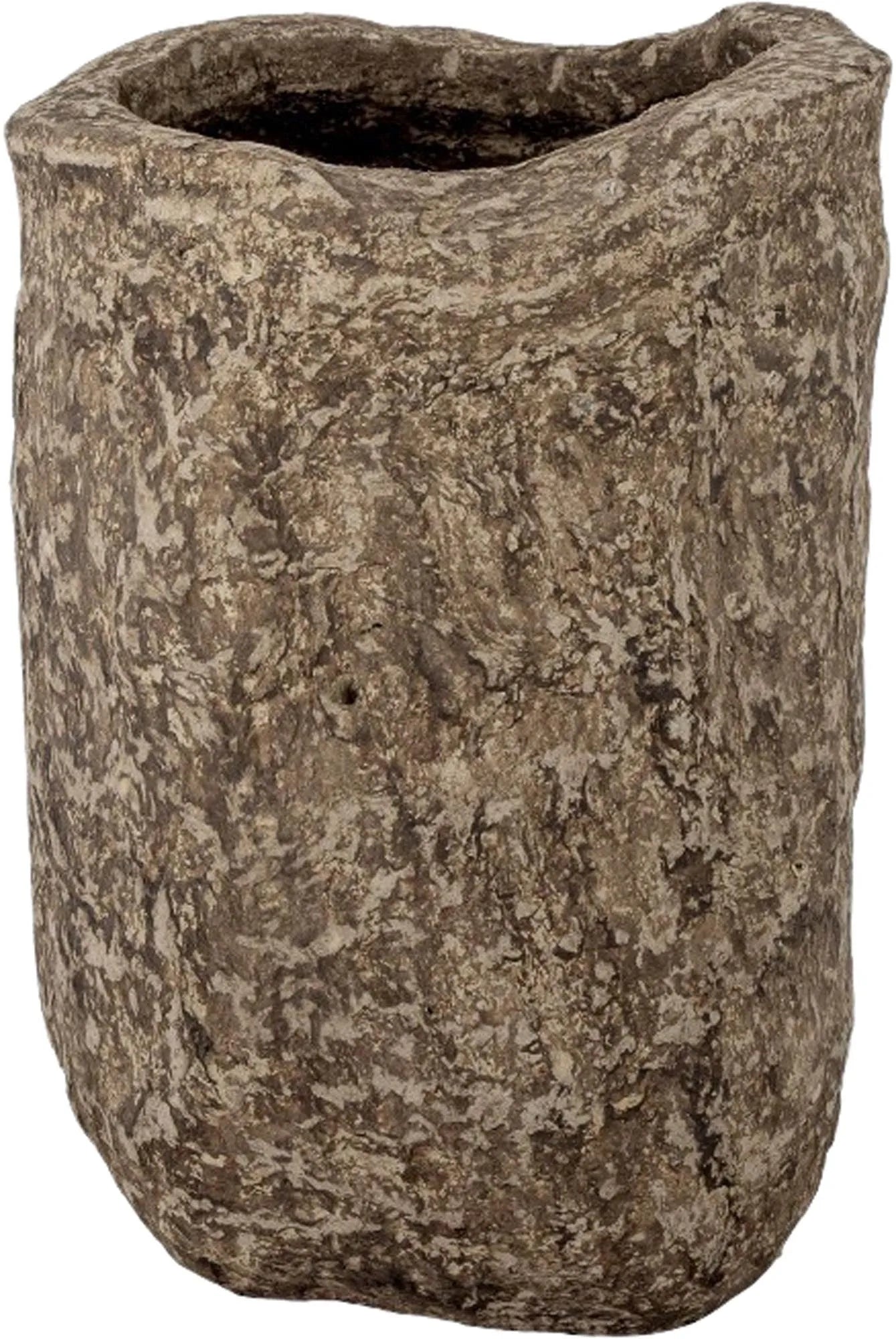 Die Janay Deko-Vase aus Pappmaché in warmem Braun verleiht jedem Raum natürliche Eleganz und Vielseitigkeit.