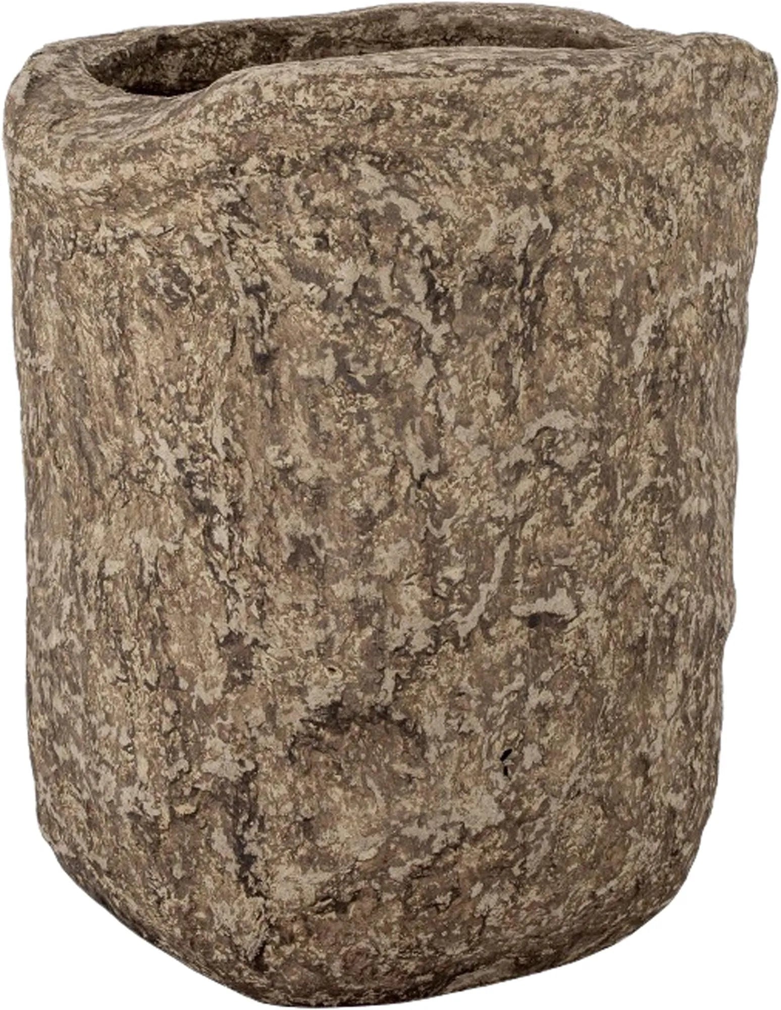 Die Janay Deko-Vase aus Pappmaché in warmem Braun verleiht jedem Raum natürliche Eleganz und Vielseitigkeit.