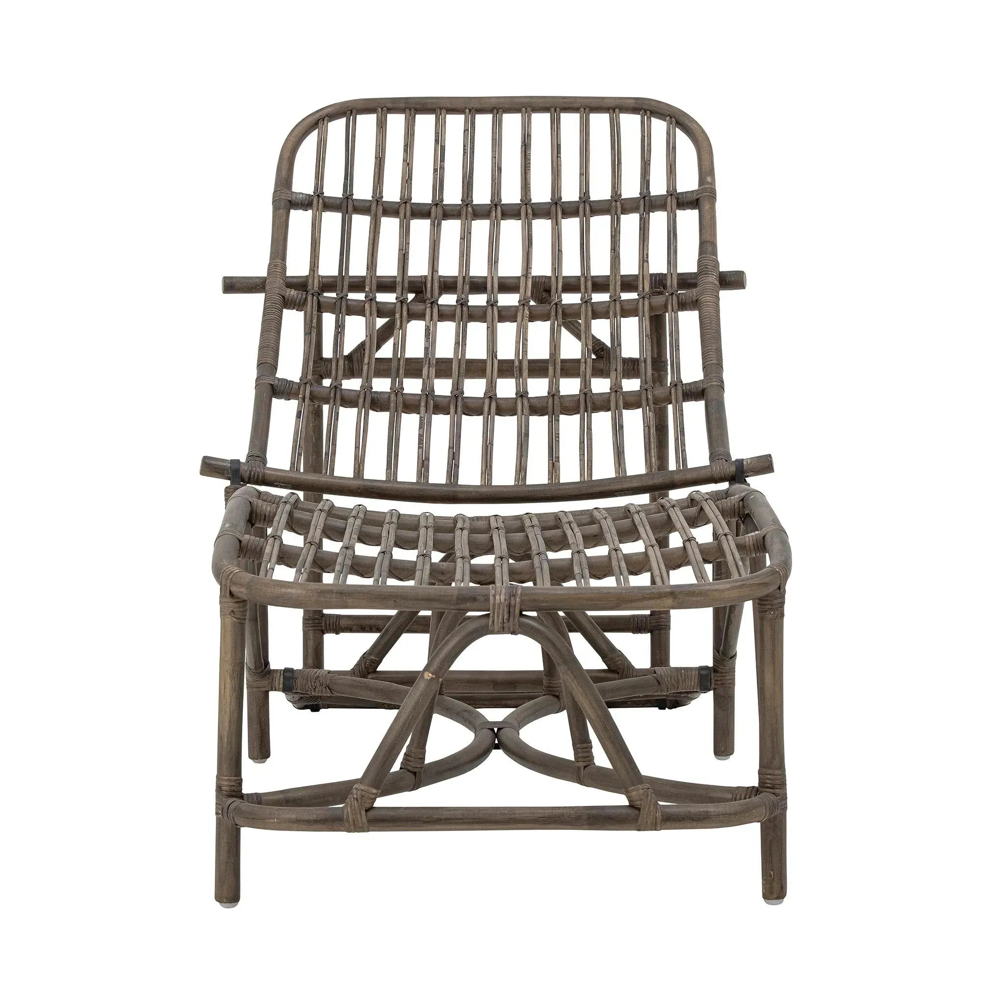 Dione Rattan-Liegestuhl von Bloomingville: Entspannung in Braun.