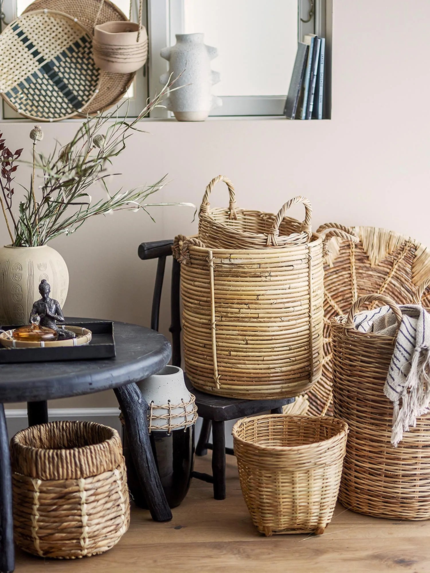 Sede Rattan-Korb in Braun: Praktische Eleganz von Bloomingville.