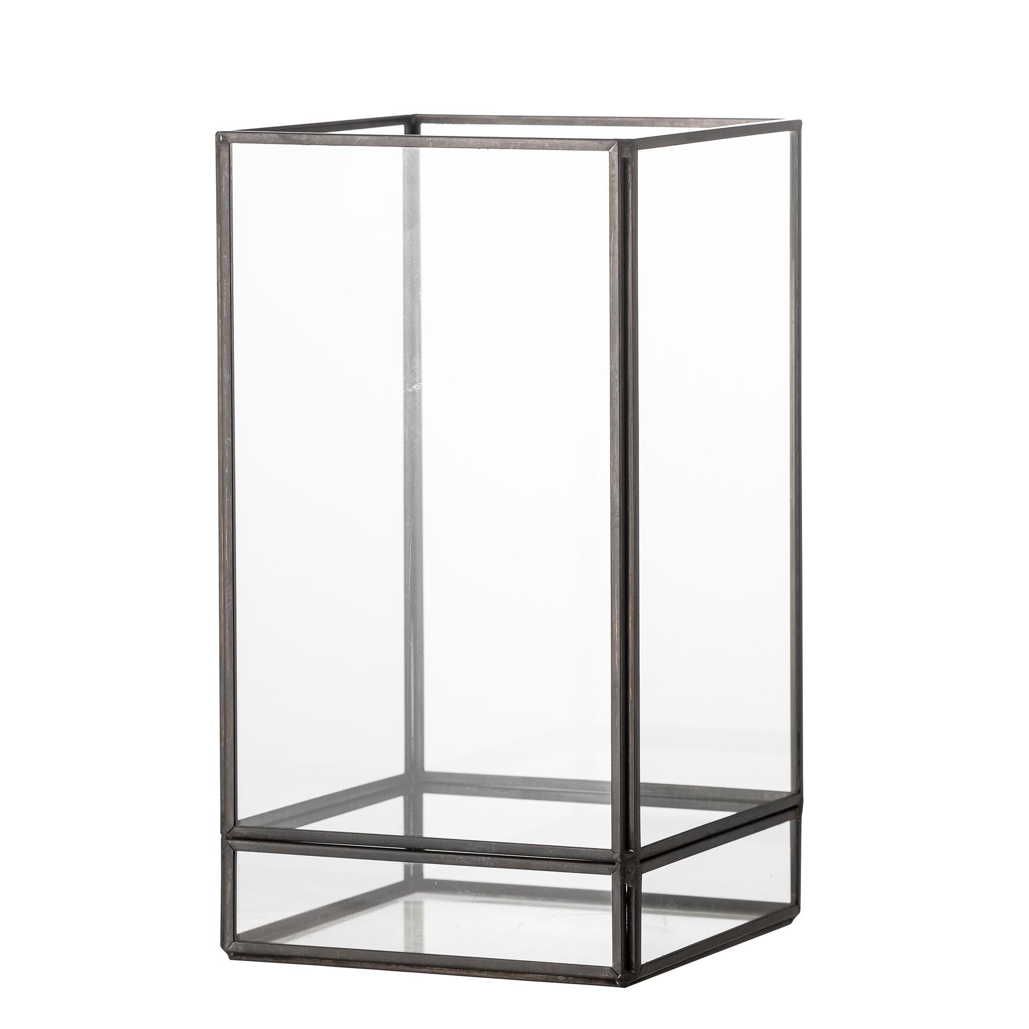 Filula Teelichthalter, Schwarz, Glas in Black präsentiert im Onlineshop von KAQTU Design AG. Teelichthalter ist von Bloomingville