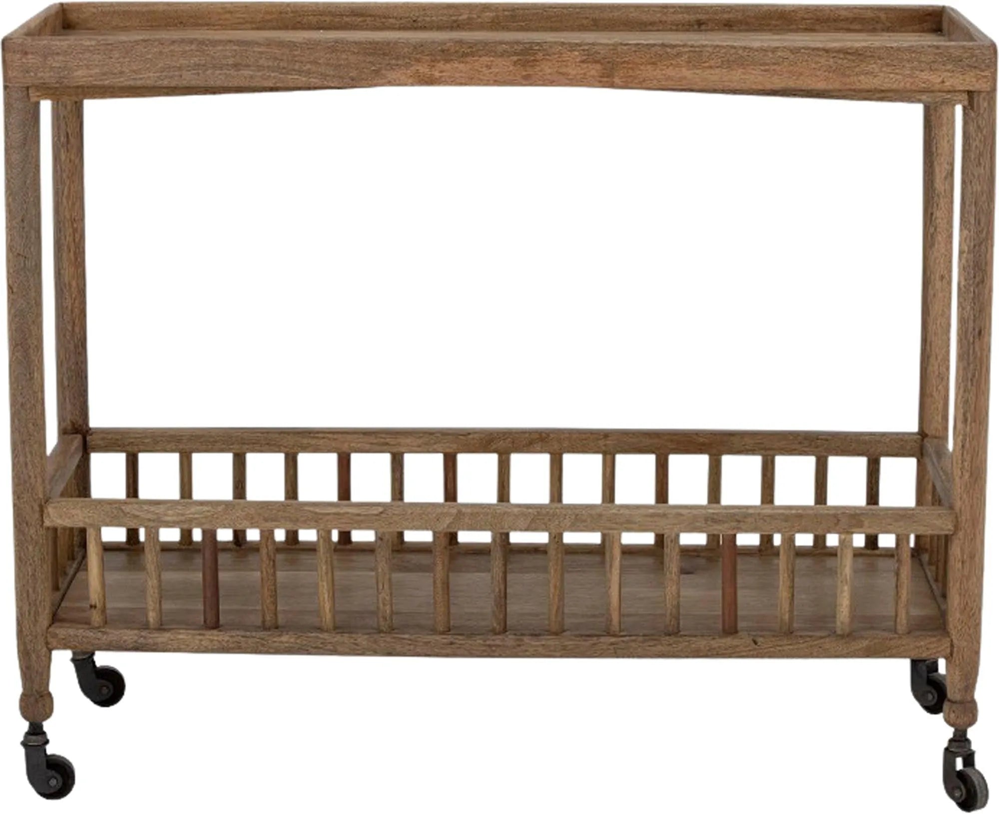 Der Sali Konsolentisch aus Mangoholz vereint zeitlose Eleganz mit Funktionalität und ist ein stilvoller Blickfang in jedem Raum.