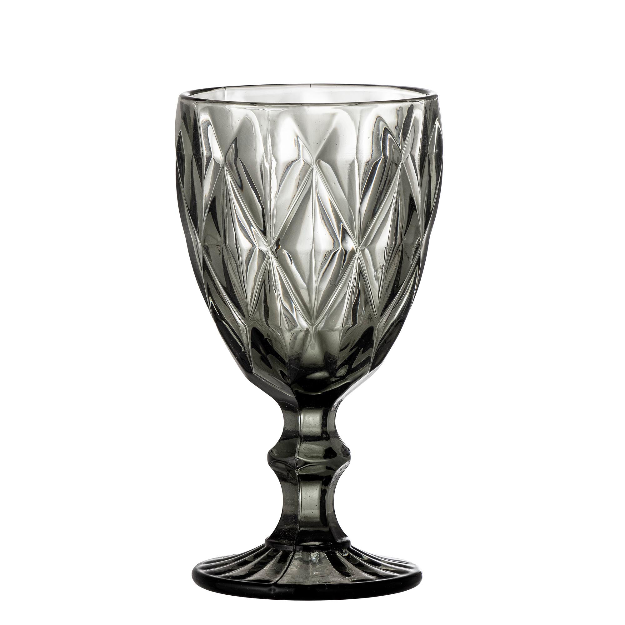 Asana Weinglas, Grau, Glas in Grey präsentiert im Onlineshop von KAQTU Design AG. Wein- & Sektglas ist von Creative Collection