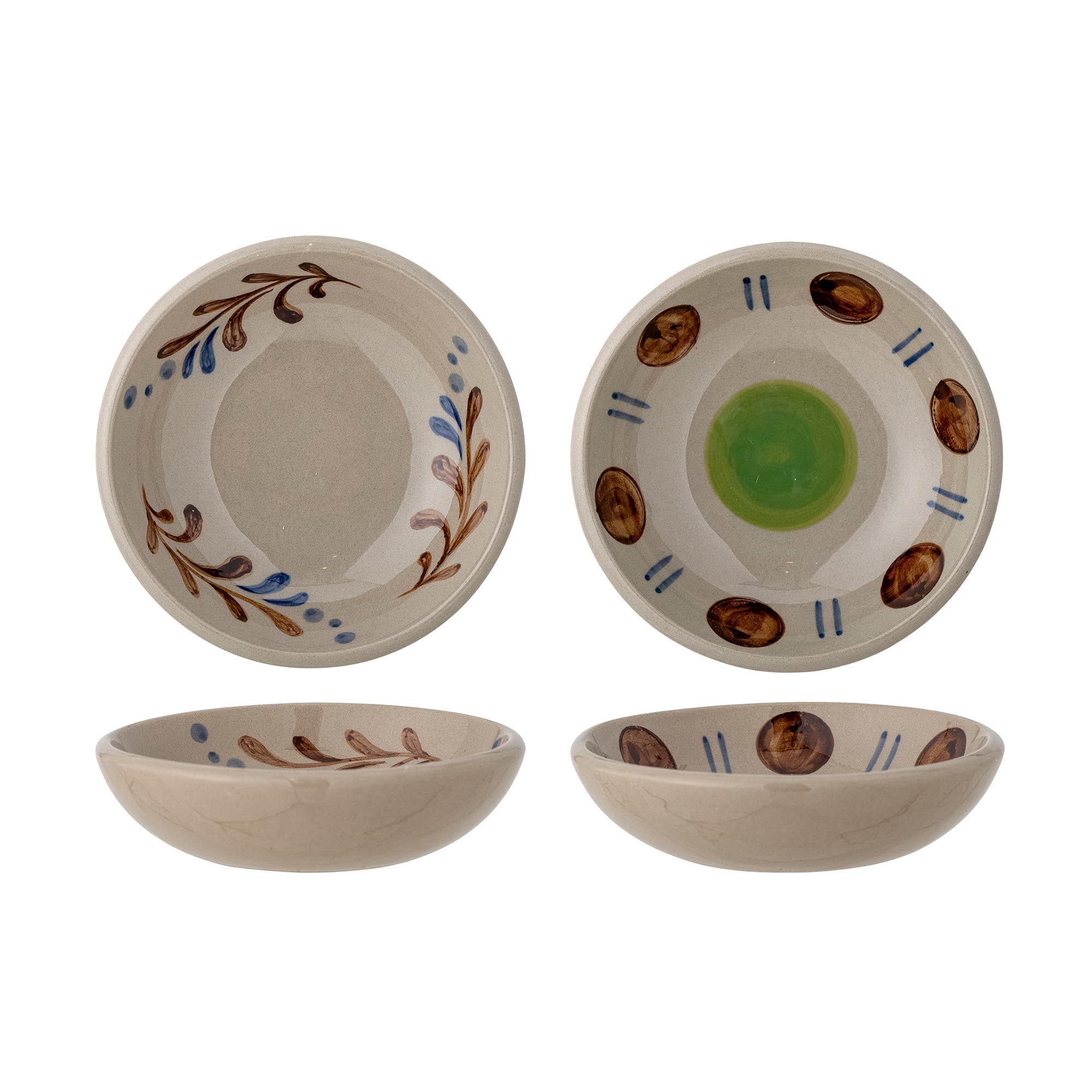 Bowl en peline, bleu, grès