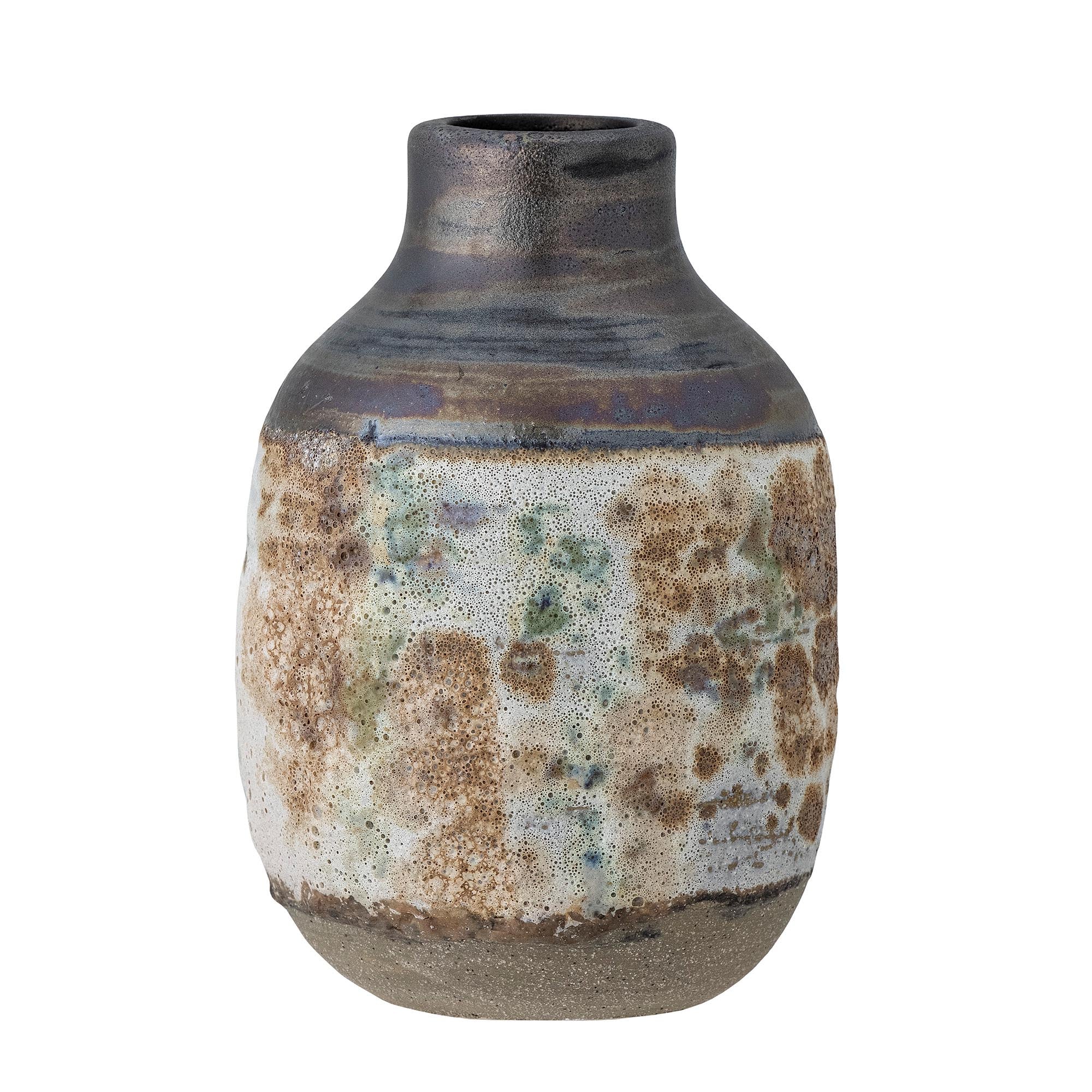 Crina Vase, Braun, Steingut in Brown präsentiert im Onlineshop von KAQTU Design AG. Vase ist von Bloomingville