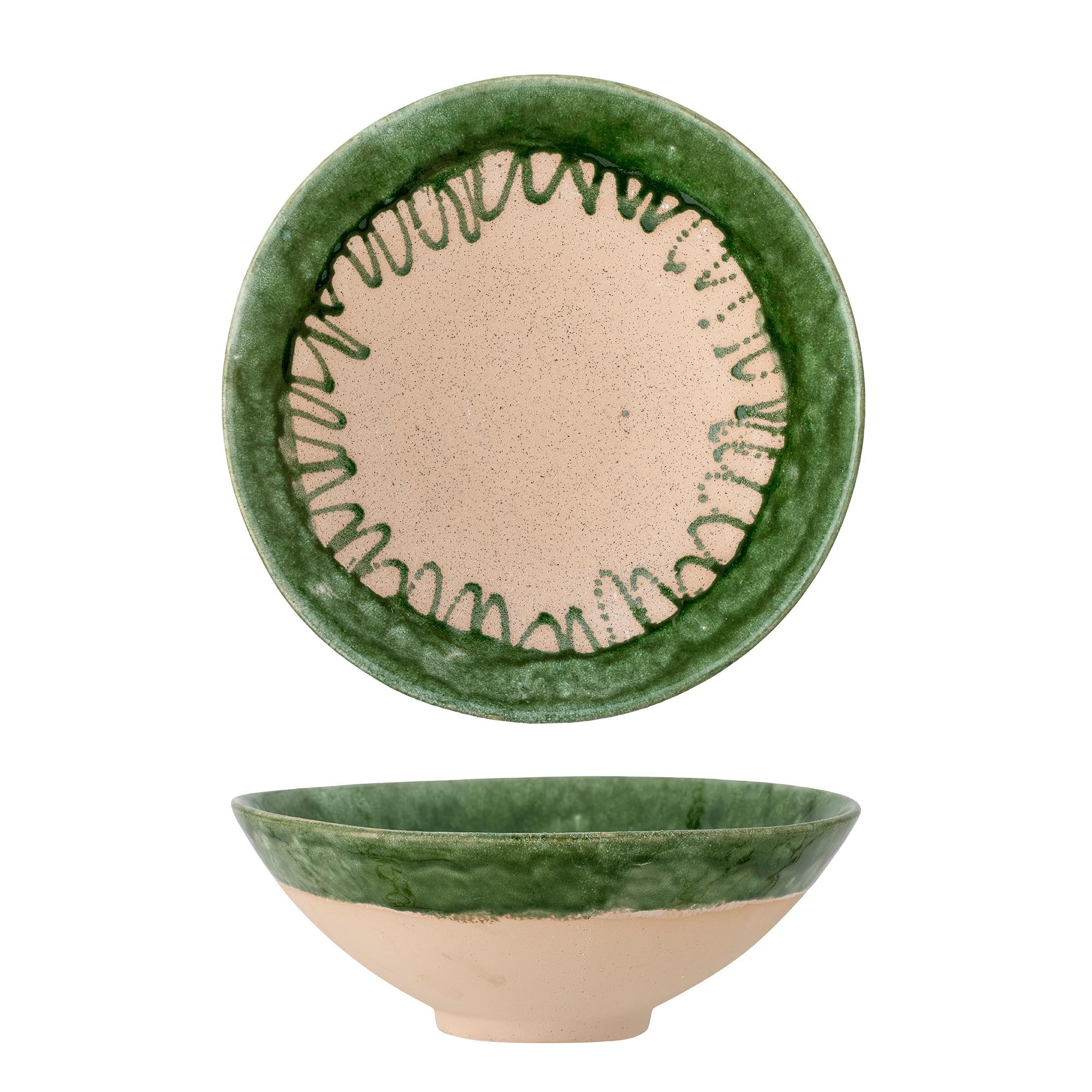 Bowl Moez, vert, grès