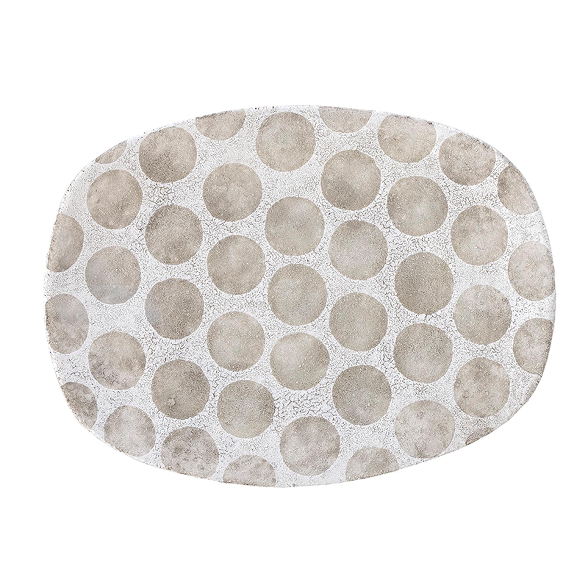 Felan Tablett: Weißes Terrakotta, skandinavische Eleganz von Bloomingville.