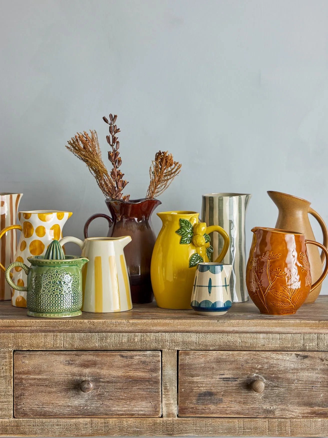 Bence Krug, orange, Steingut: Kreatives Design von Creative Collection.