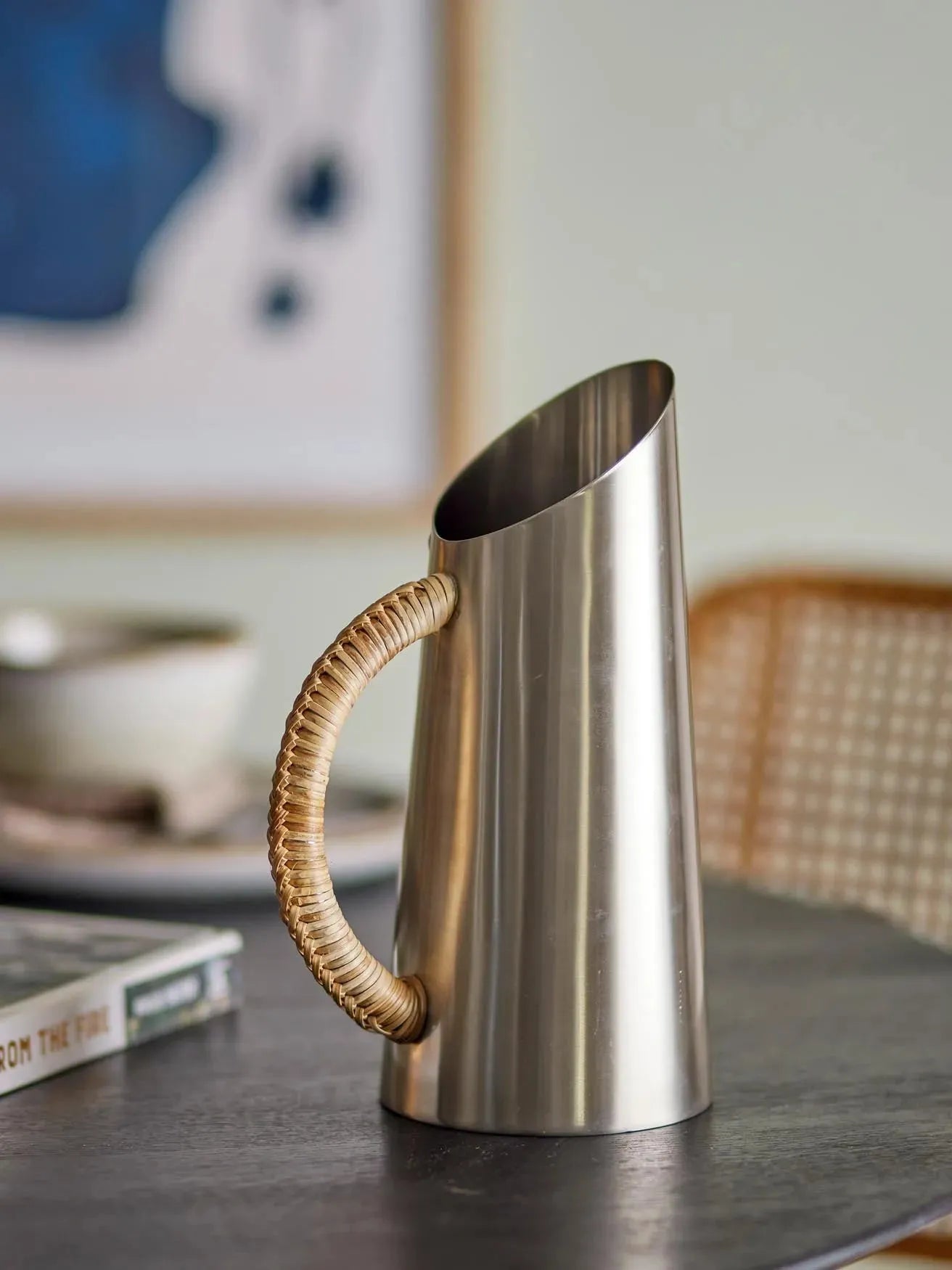 Moderne Juanita Krug aus Edelstahl in Silber von Bloomingville.