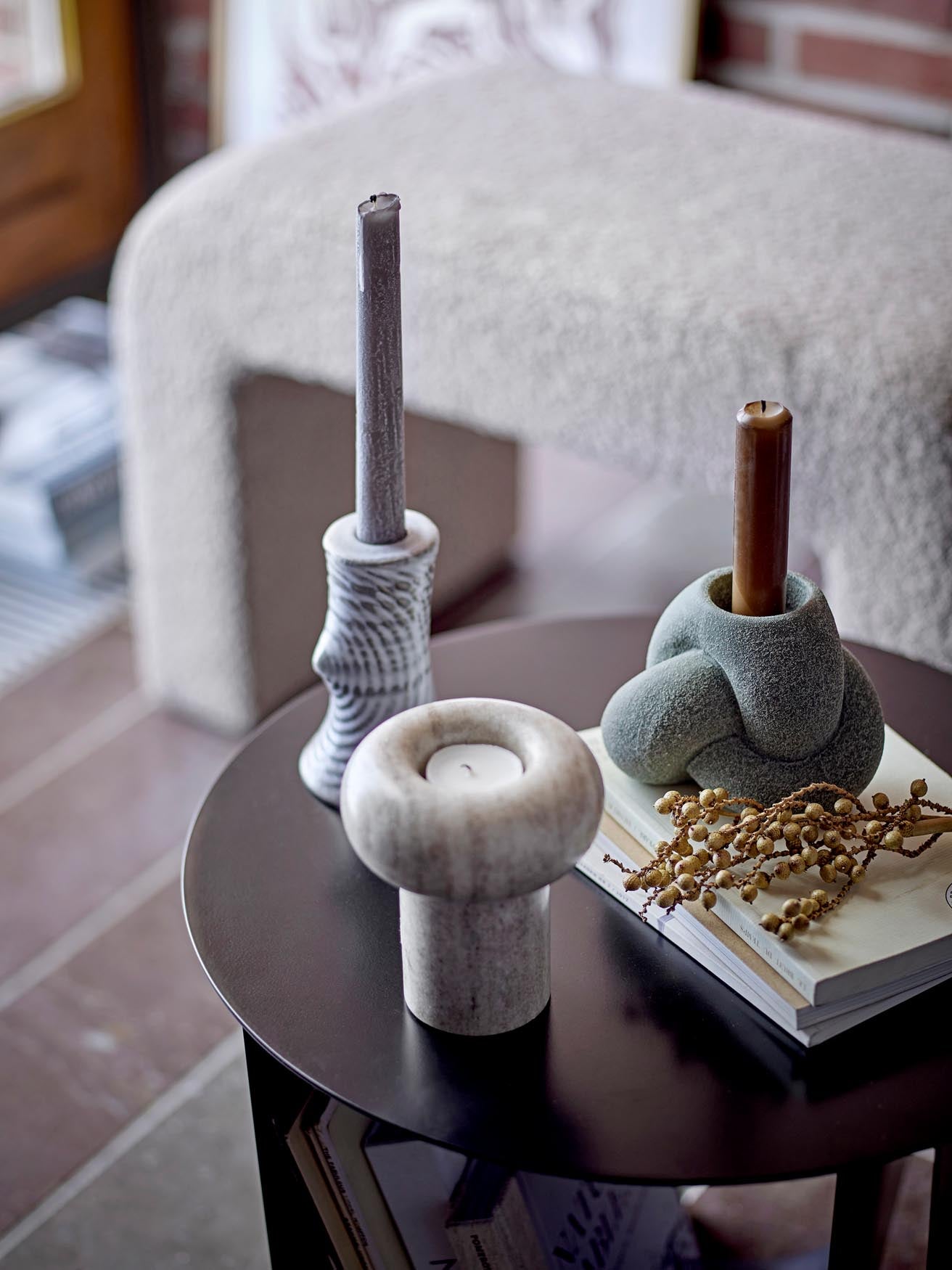 Frost Kerze, Grau, Parafin in Grey präsentiert im Onlineshop von KAQTU Design AG. Kerzen ist von Bloomingville