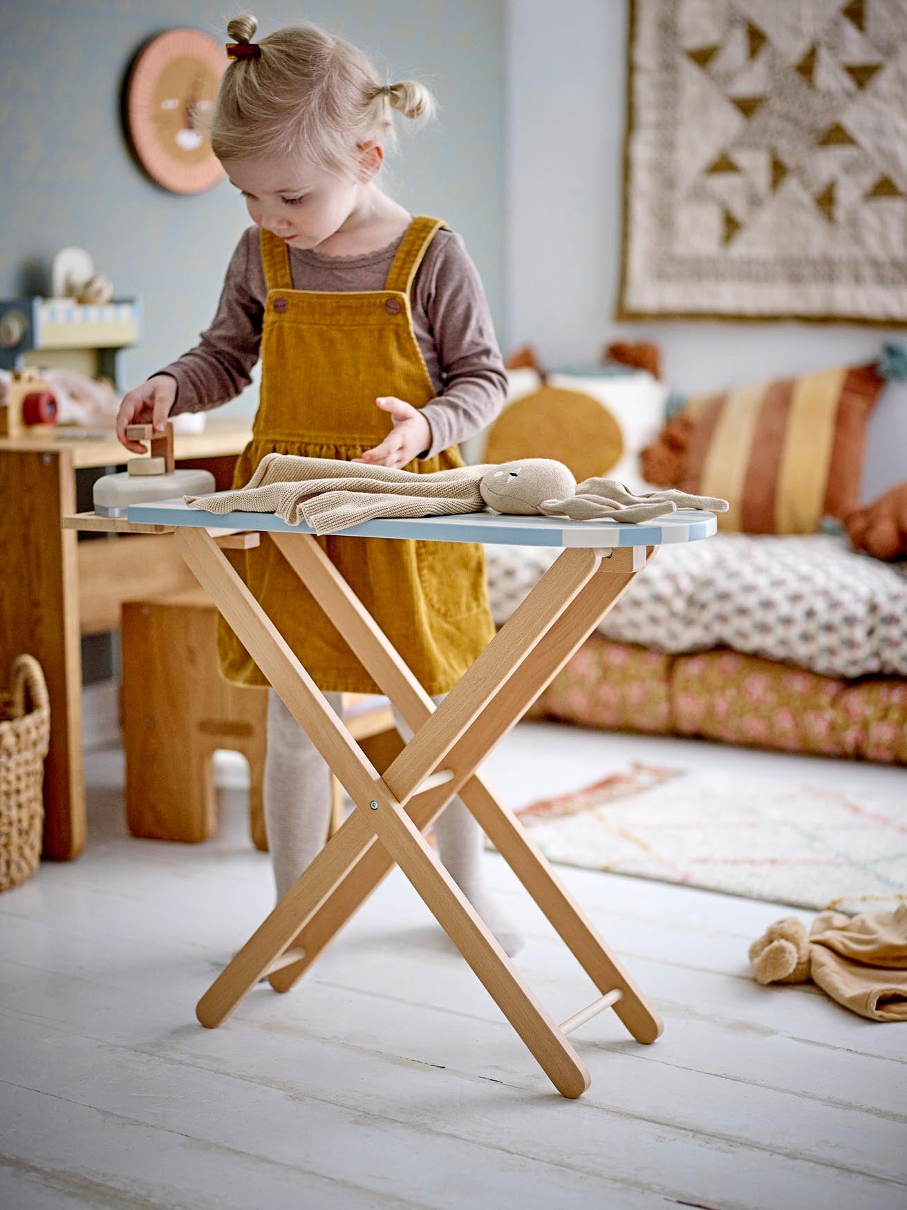 Sandy toys ironing board and iron, Blue, FSC® 100%, Pine