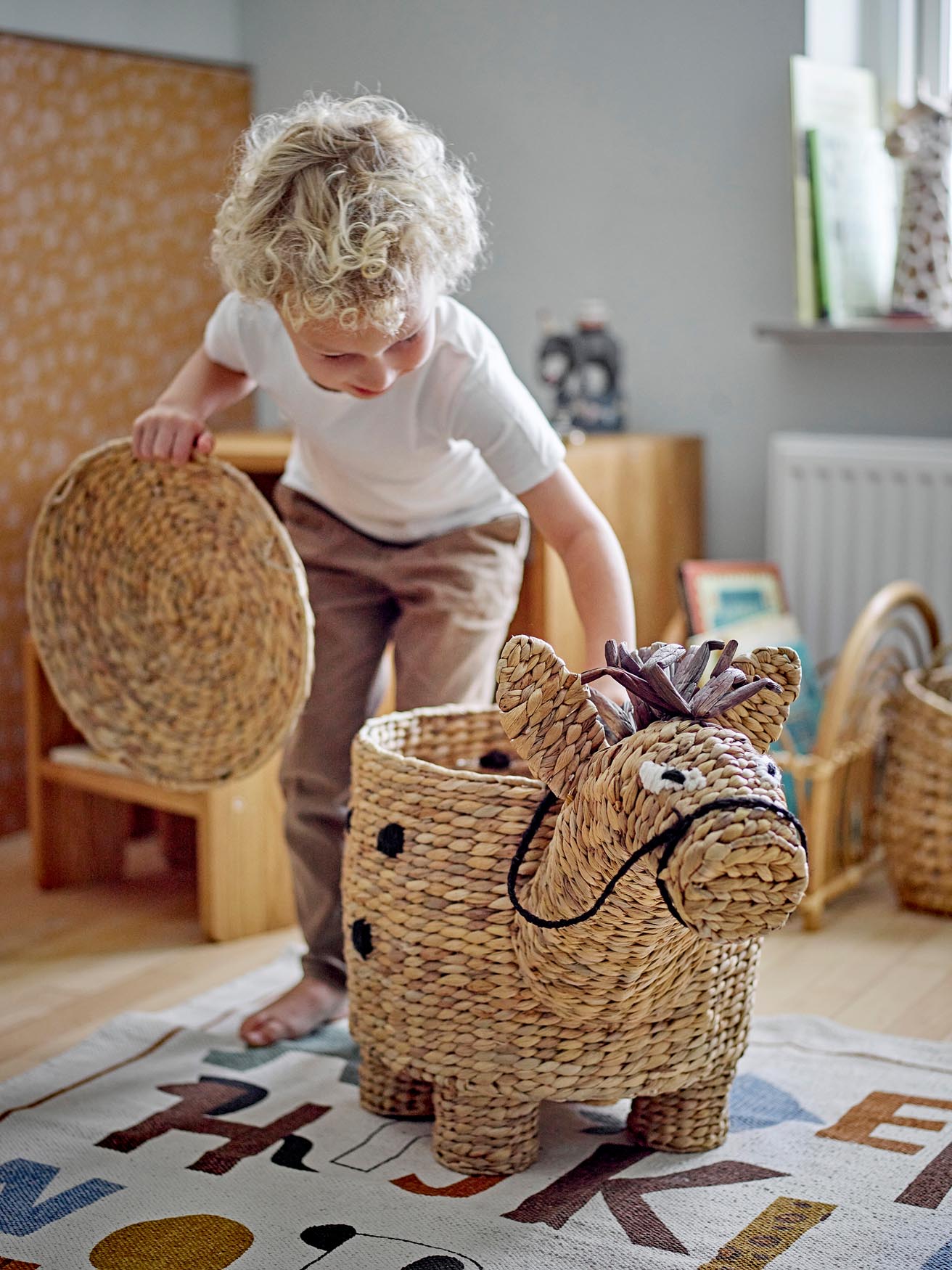 Memmo Teppich: Weicher Baumwollteppich für das Kinderzimmer.
