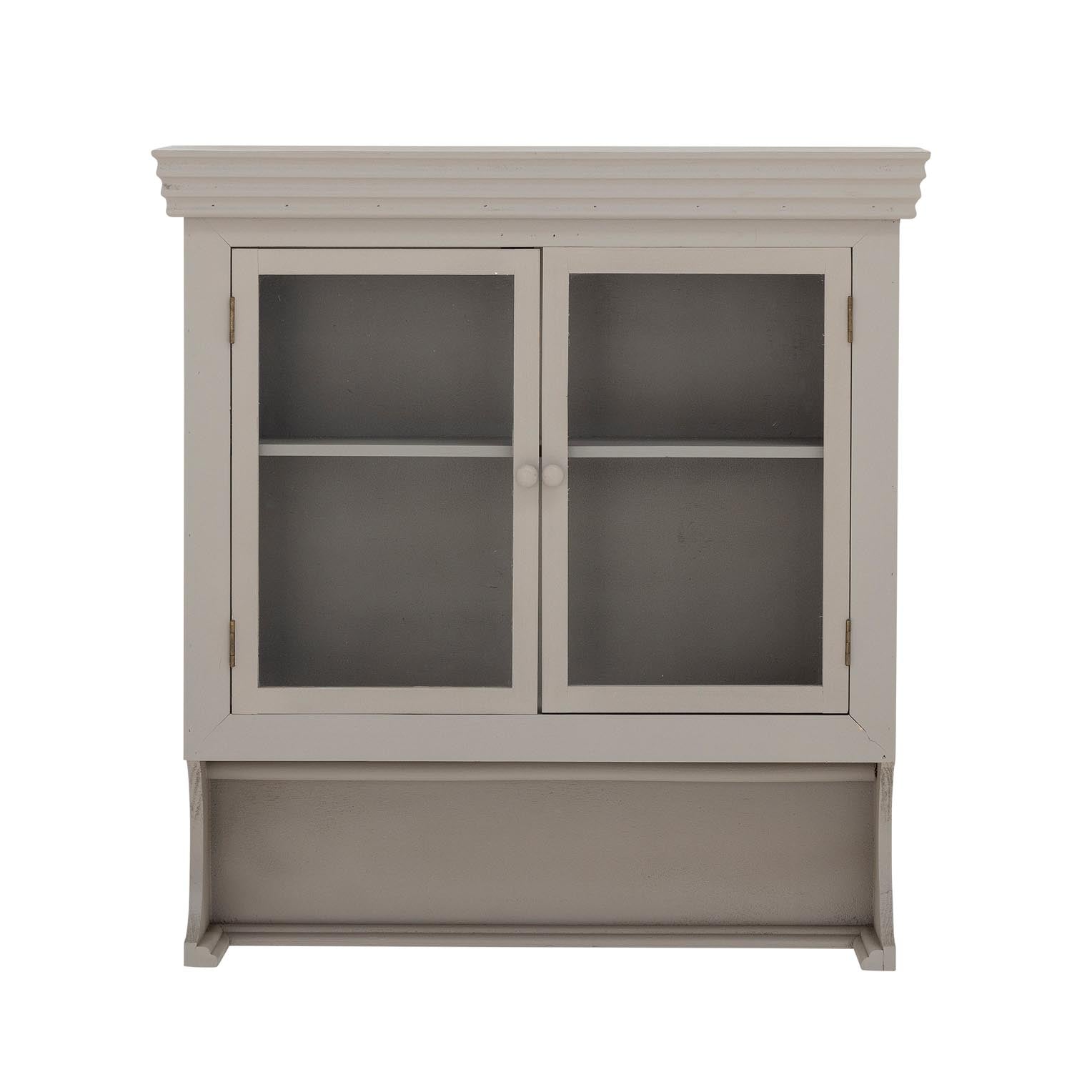 Cabinet PilU, gris, bois de sapin