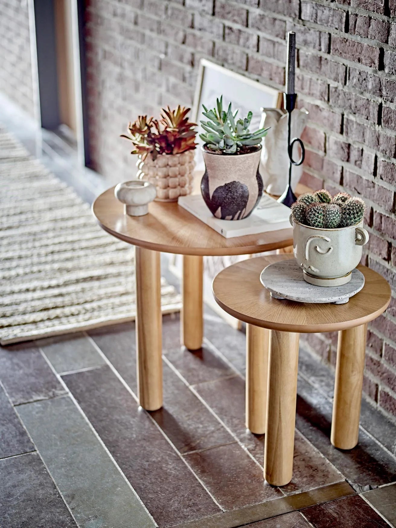 Noma Couchtisch, Natur, Gummibaumholz in Nature präsentiert im Onlineshop von KAQTU Design AG. Beistelltisch ist von Bloomingville