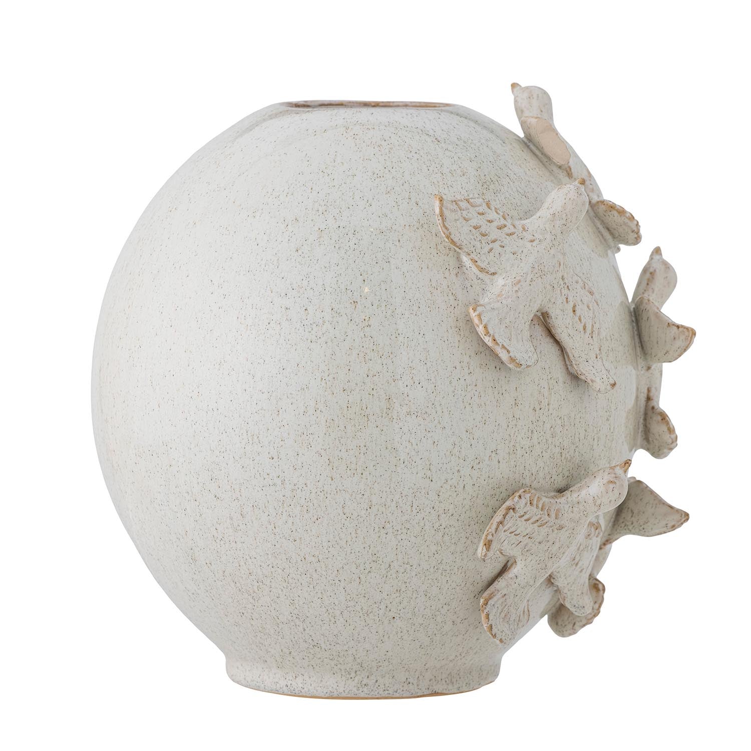 Die Abira Vase aus Steingut in Naturtönen von Creative Collection verleiht Ihrem Zuhause eine elegante und natürliche Note.