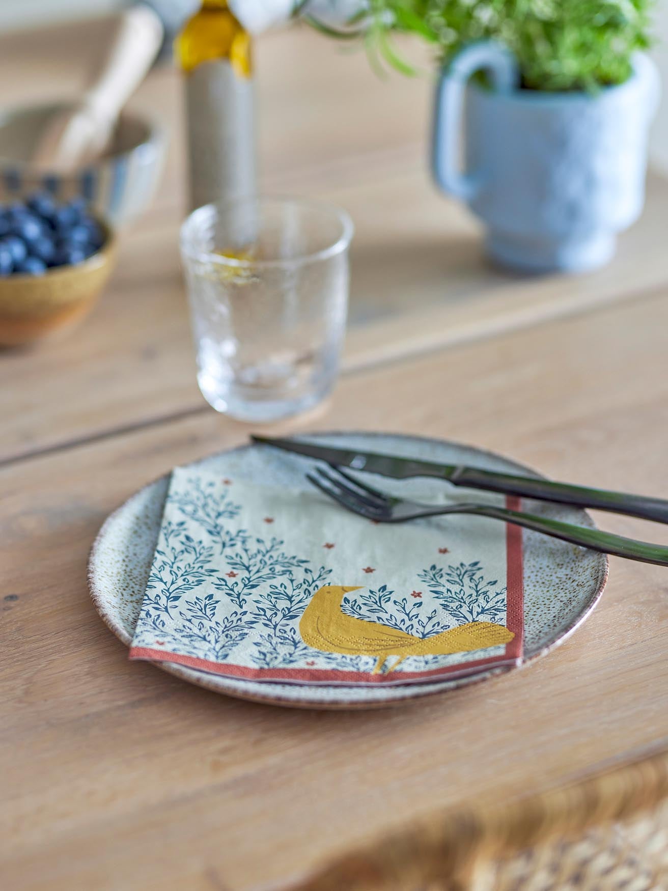 Hezha Serviette, Gelb, FSC® Mix, Papier in Yellow präsentiert im Onlineshop von KAQTU Design AG. Servietten ist von Bloomingville