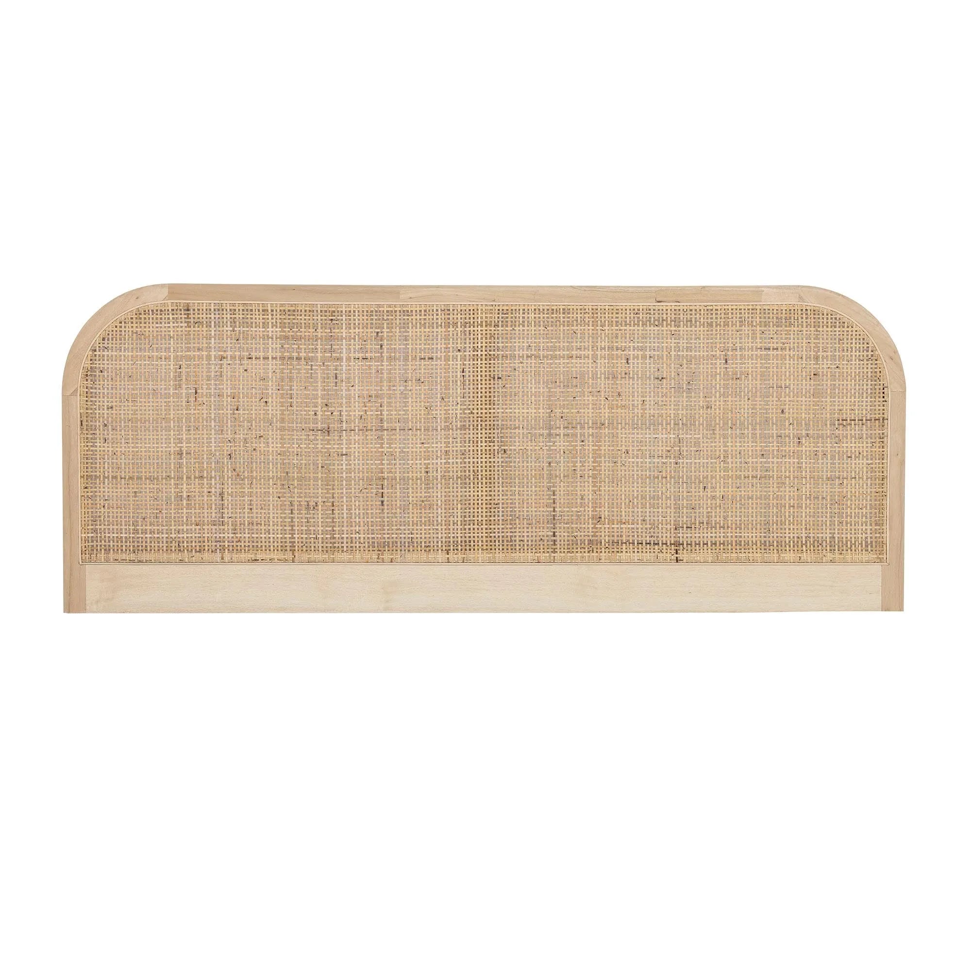 Das Raley Kopfteil aus Gmelina-Holz von Bloomingville vereint Eleganz und Funktionalität mit seiner natürlichen, warmen Ausstrahlung.