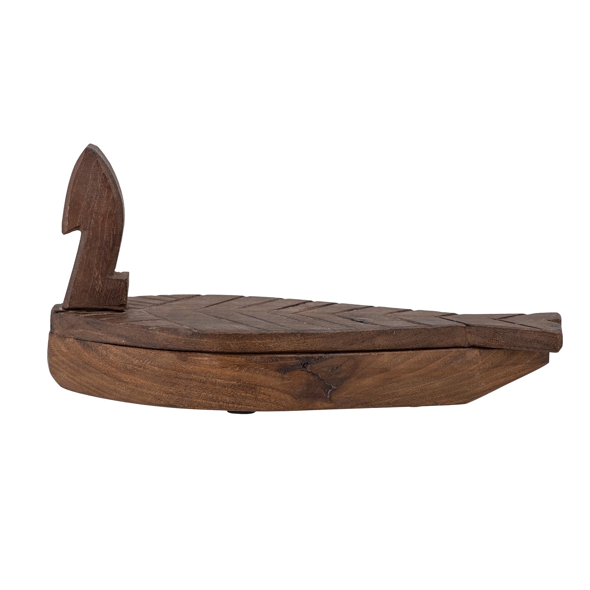 Hamida Box mit Deckel, Braun, Recyceltes Holz in Brown präsentiert im Onlineshop von KAQTU Design AG. Aufbewahrungsbox ist von Creative Collection