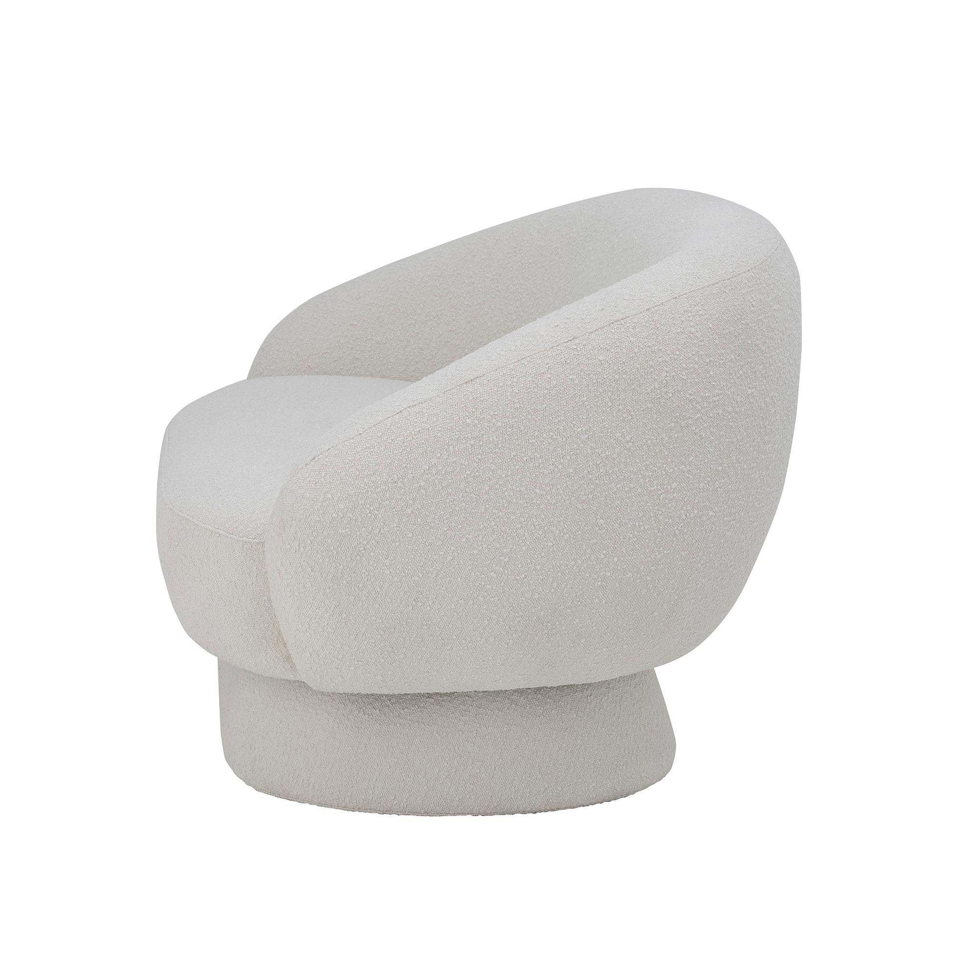 Modernes Ted Sofa in Weiß, aus Polyester, von Bloomingville.