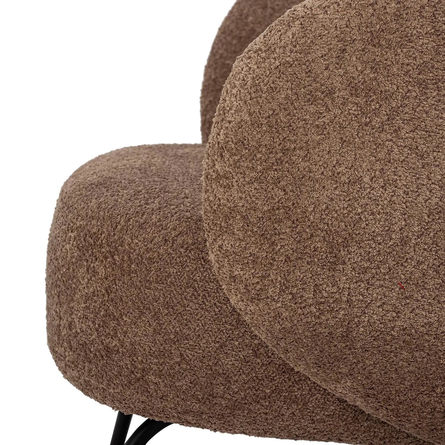 Eleganter Harry Loungesessel in Braun, aus hochwertigem Polyester.