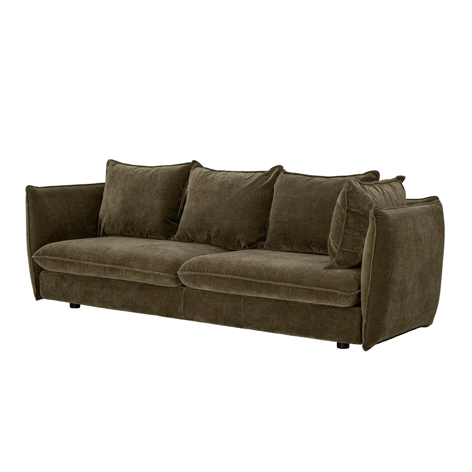 Elegantes Austin Sofa in Grün aus recyceltem Polyester von Bloomingville.