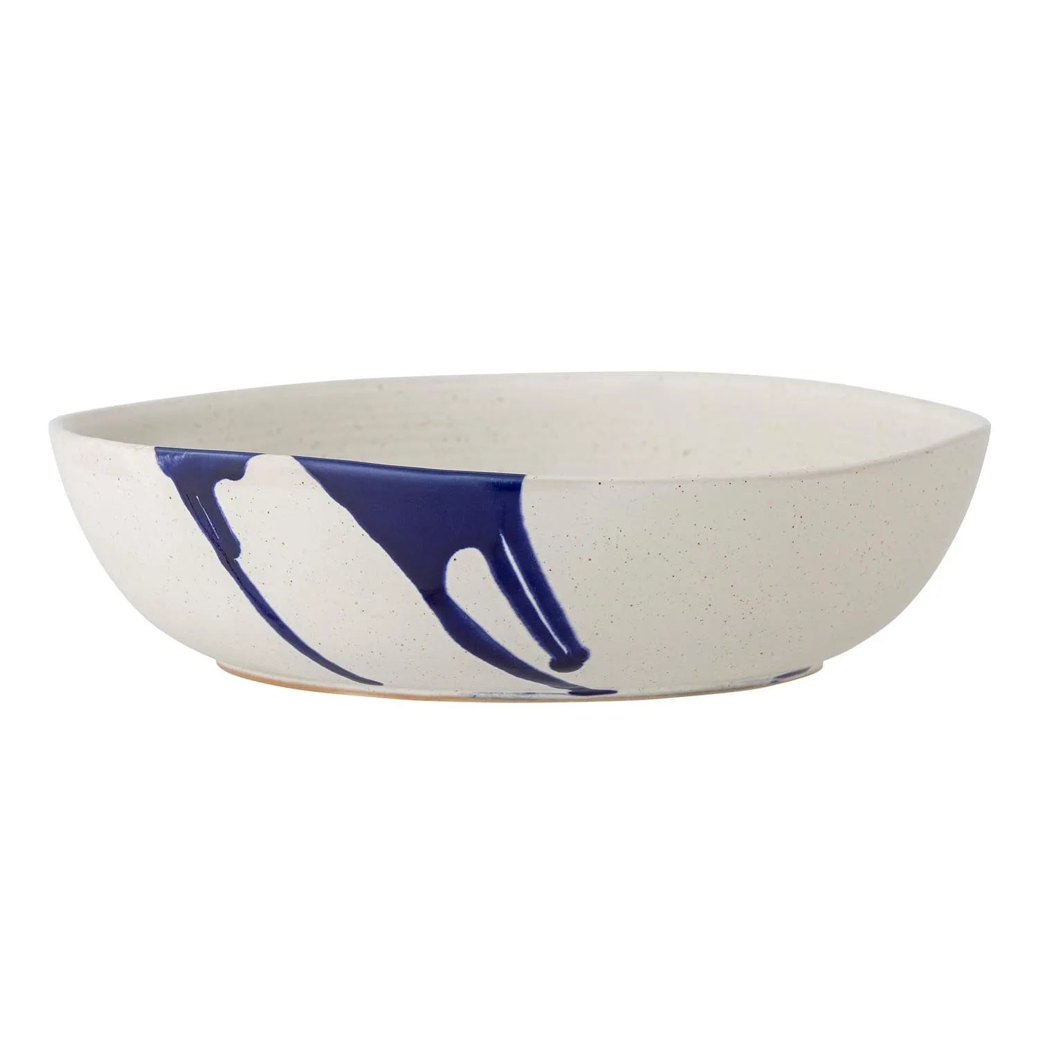 Okayama Schale, Blue, Steingut in Blau präsentiert im Onlineshop von KAQTU Design AG. Schale ist von Bloomingville