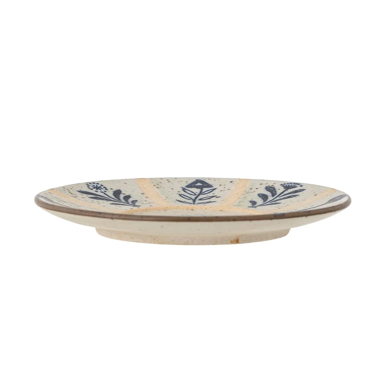 Leonie Teller, Blue, Steingut in Blau präsentiert im Onlineshop von KAQTU Design AG. Teller ist von Creative Collection