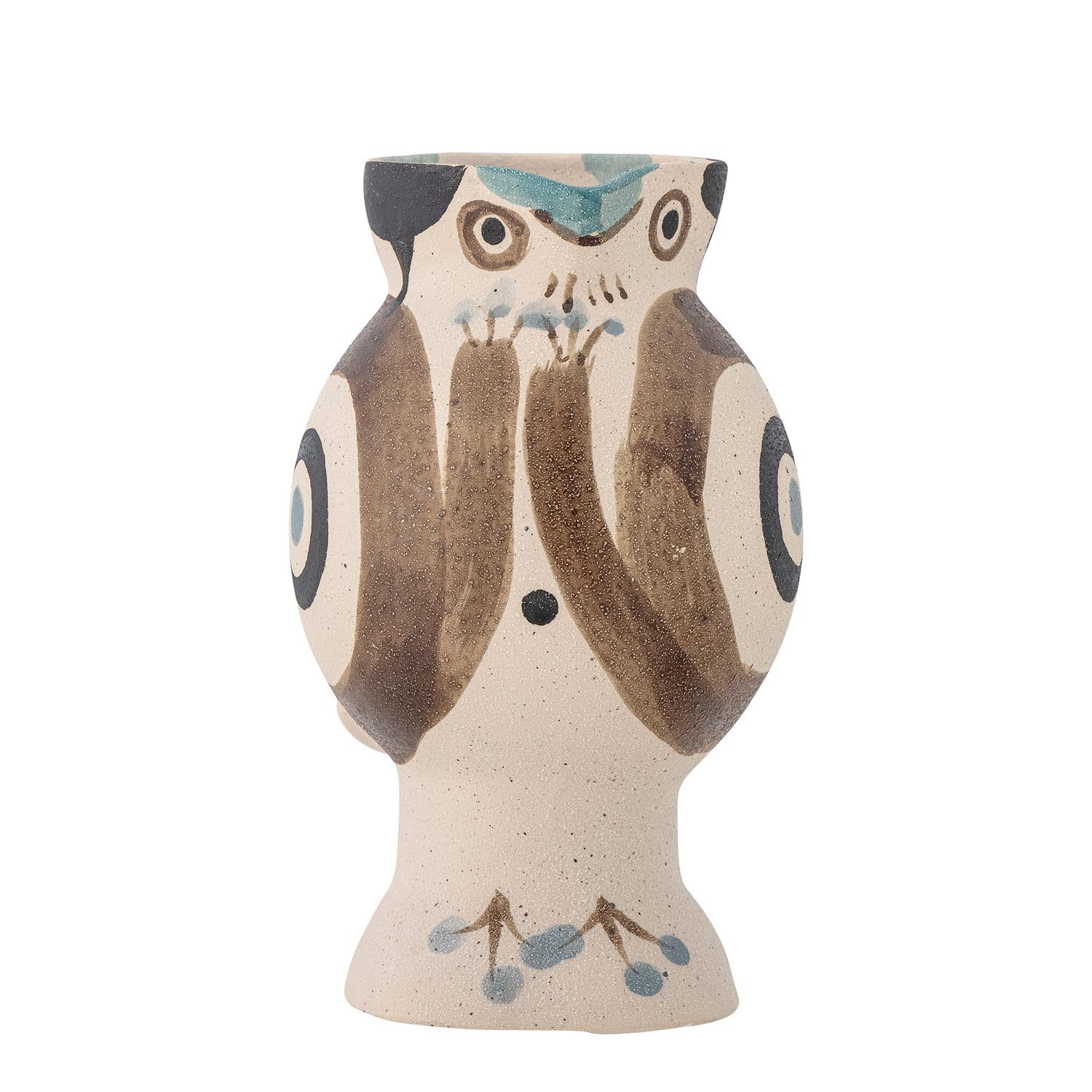 Die Mahrab Vase von Bloomingville aus Steingut überzeugt mit natürlichem Charme, stilvollem Design und exzellenter Qualität.