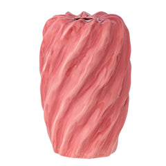Rowena Vase, Rose, Steingut