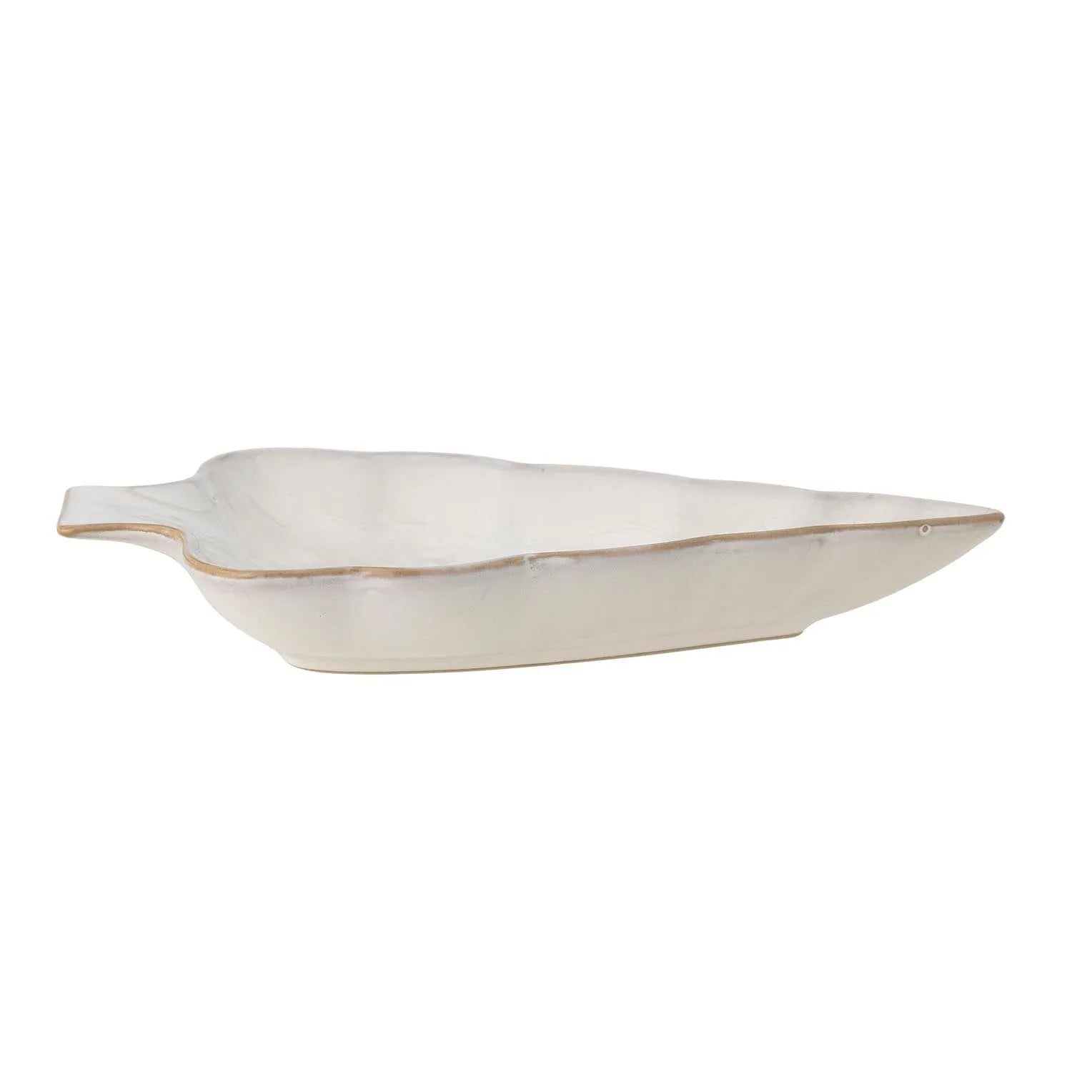 Winter Servierplatte, Natur, Steingut in Natur präsentiert im Onlineshop von KAQTU Design AG. Platte ist von Bloomingville